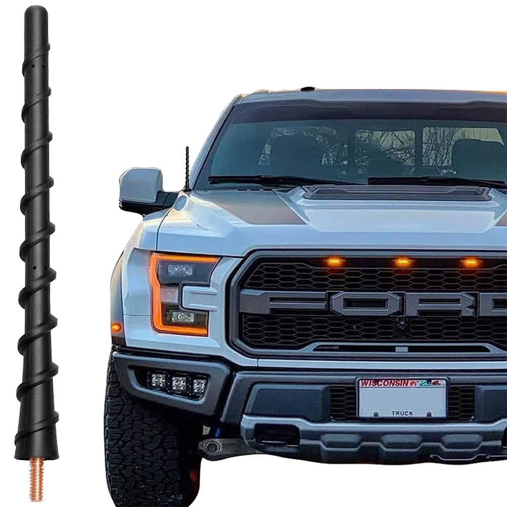 Ksaauto Short Antenna For Ford F150 F 150 Dodge Ram 1500 2009 2024, 7 Inch Ford F250 F350 Antenna Replacement Upgrade Car Radio 