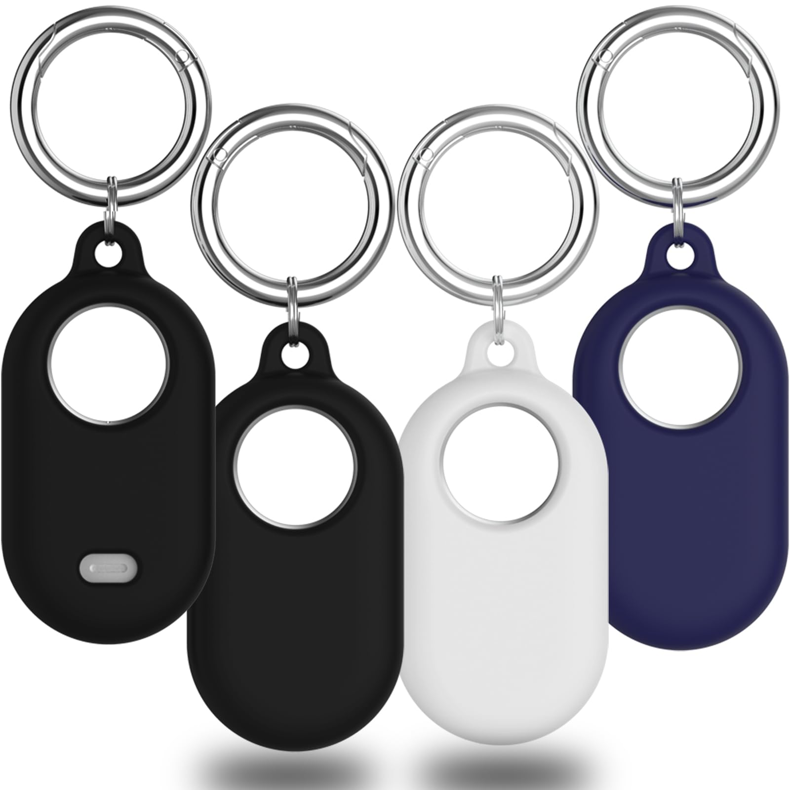 Tyanuzz Smart Tag 2 Case Compatible With Samsung Smarttag2, 4 Pack Silicone Protective Cover For Samsung Galaxy Smart Tag 2 With