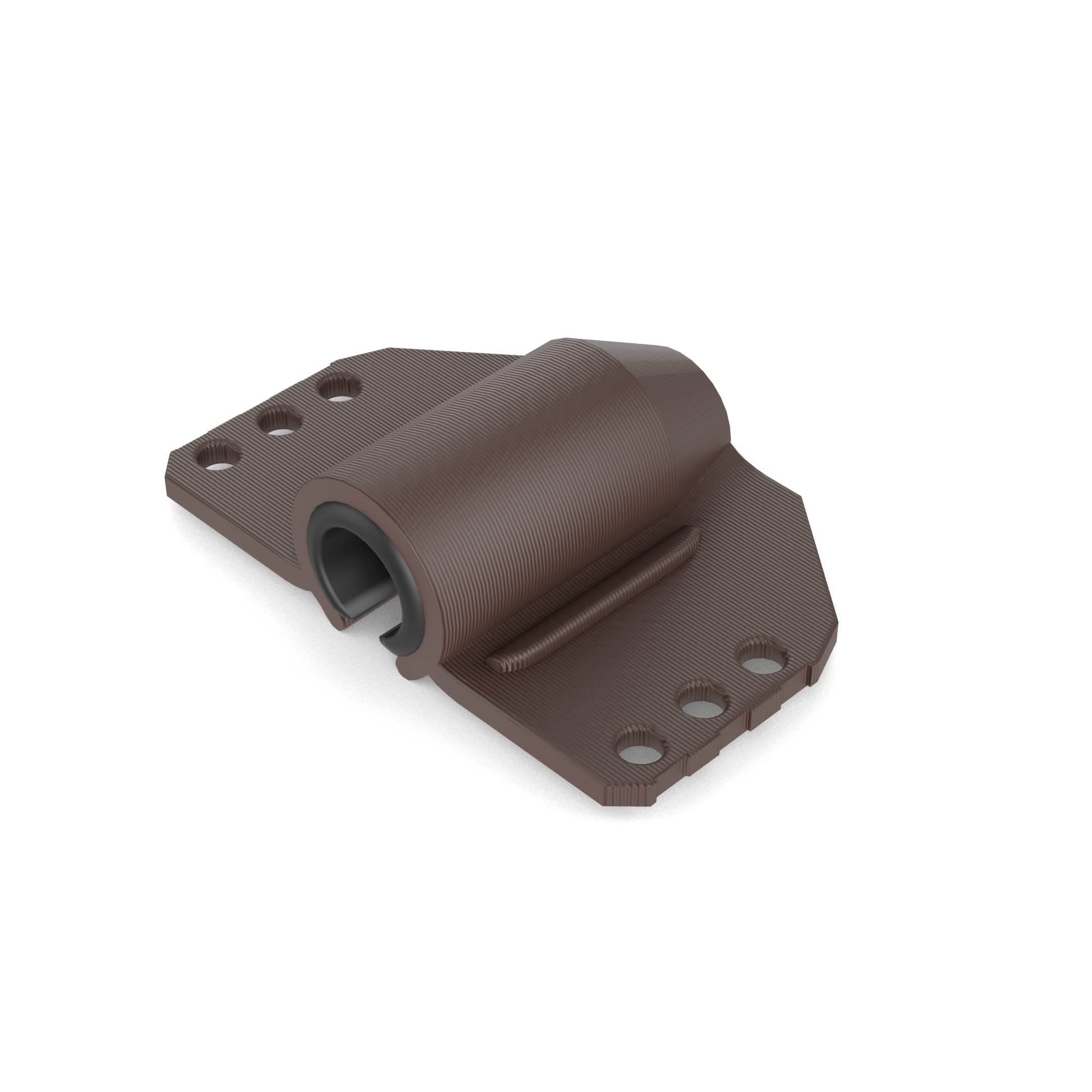 Isolate It Lavalier Microphone Isolation Shield System With Sorbothane (Compatible With Rode Smartlav+, Brown/Black)