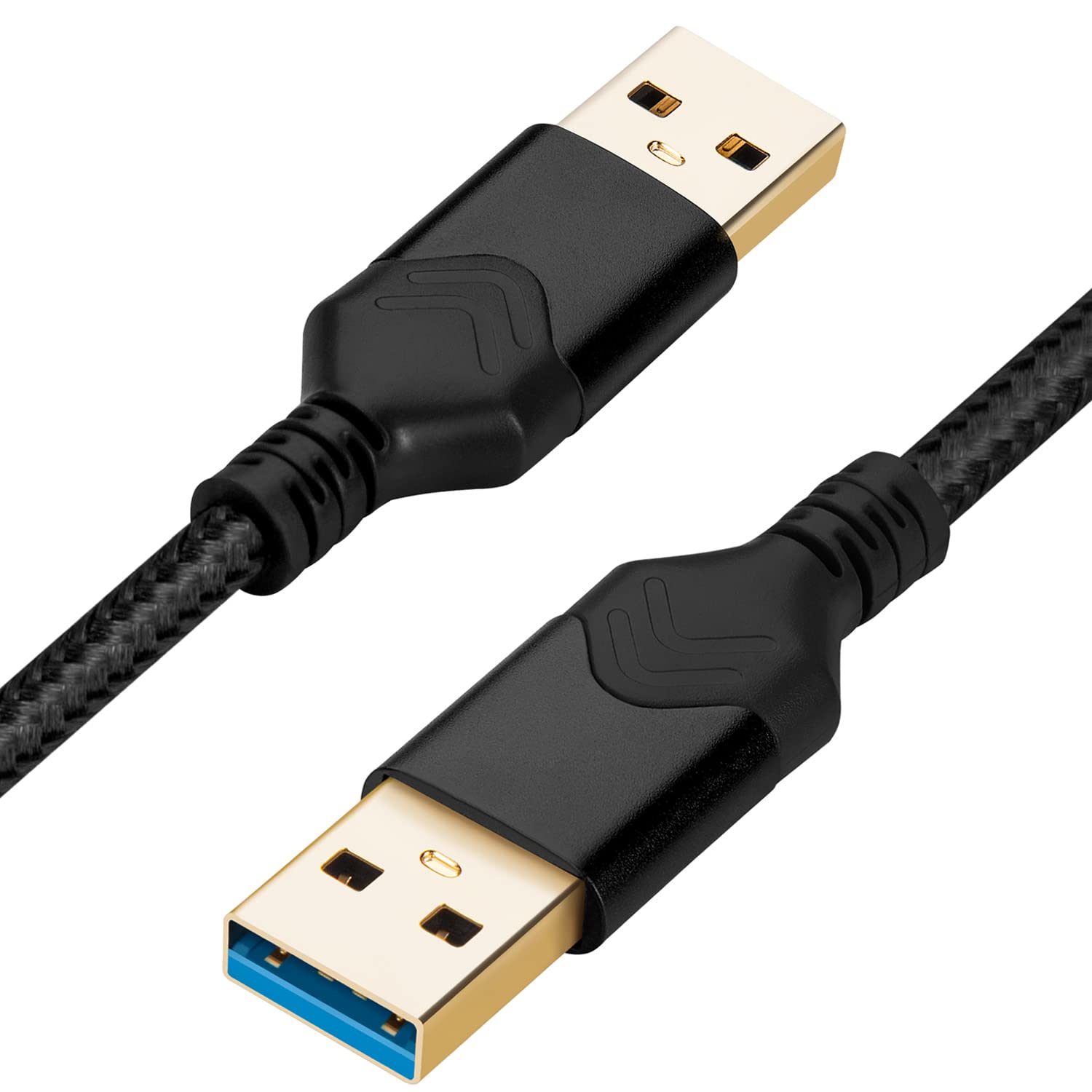 Roficord Usb 3.0 Male To Male Cable, Usb A To Usb A High Speed Data Cord Compatible With Hard Disk Drive/Laptop Cooler/Set Top B
