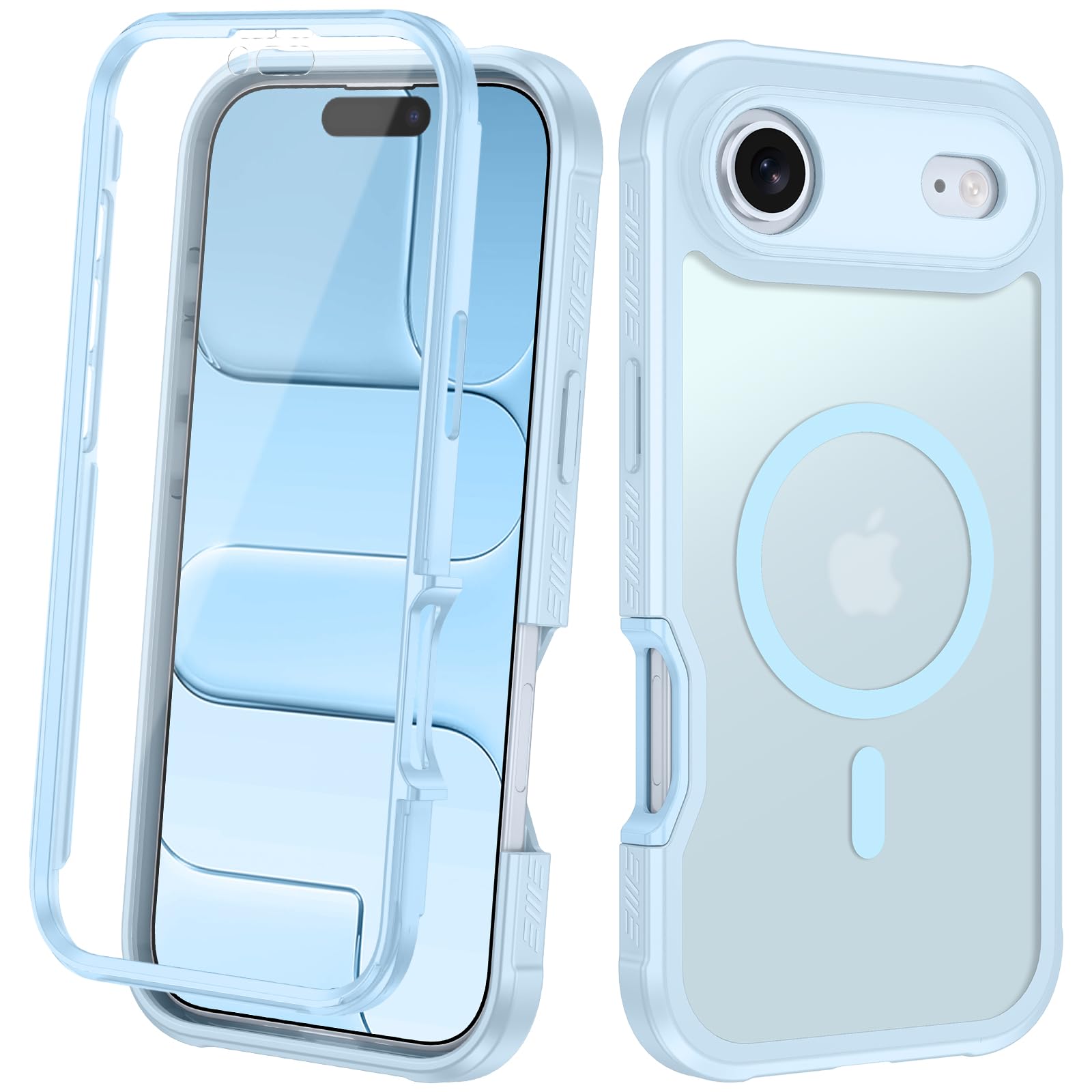 Avocase Magnetic for iPhone Air Case Built in Screen Protector [Compatible with MagSafe] Military-Grade Protection Full Body Sho