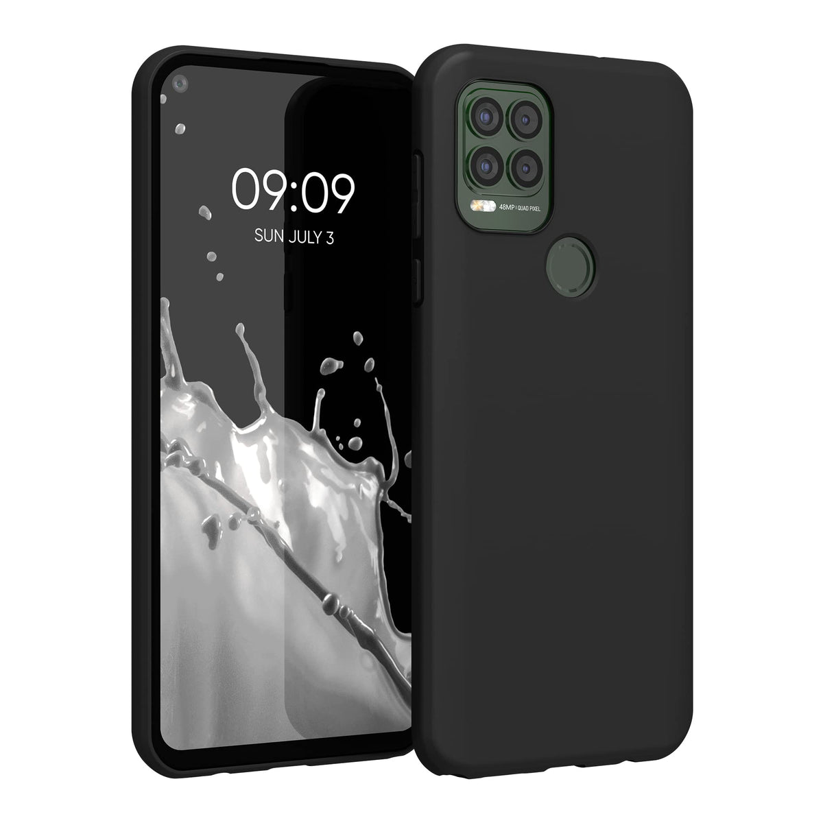 Kwmobile Case Compatible With Motorola Moto G Stylus 5G Case   Soft Slim Protective Tpu Silicone Cover   Black Matte