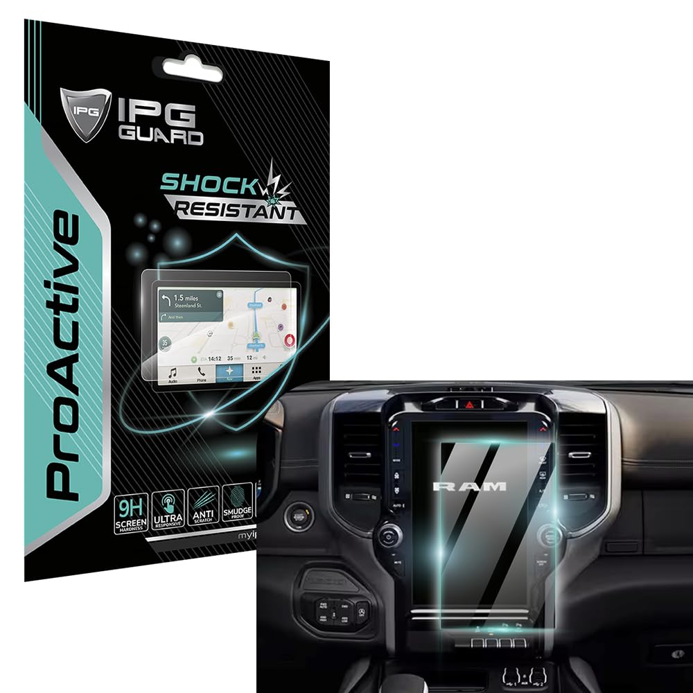 Ipg Proactive Made For Ram 2019-2025 Trucks 1500 2500 3500 Trx Rebel Big Horn Laramie Limited Uconnect 12 Inch Navigation Displa