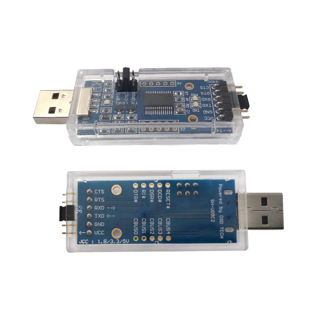 Dsd Tech Sh U09C2 Usb To Ttl Adapter Built In Ftdi Ft232Rl Ic For Debugging And Programming