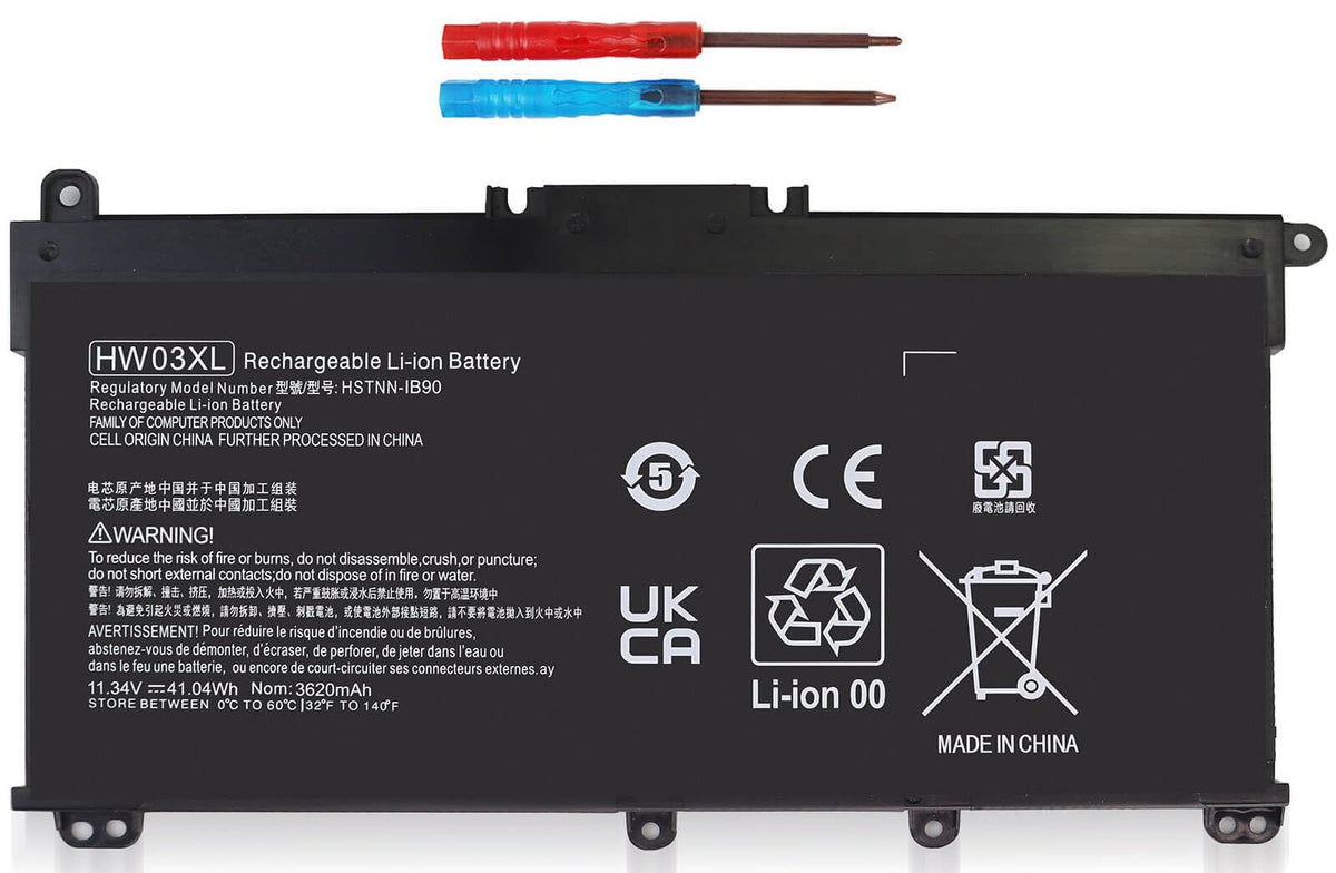 Dmkaollk 41.04Wh Hw03Xl L97300 005 Battery Replacement For Hp Pavilion 15 Eg 15 Eh 17 Cn 17 Cp 15 Eg0073Cl 15 Eg0070Wm 15 Eh0050