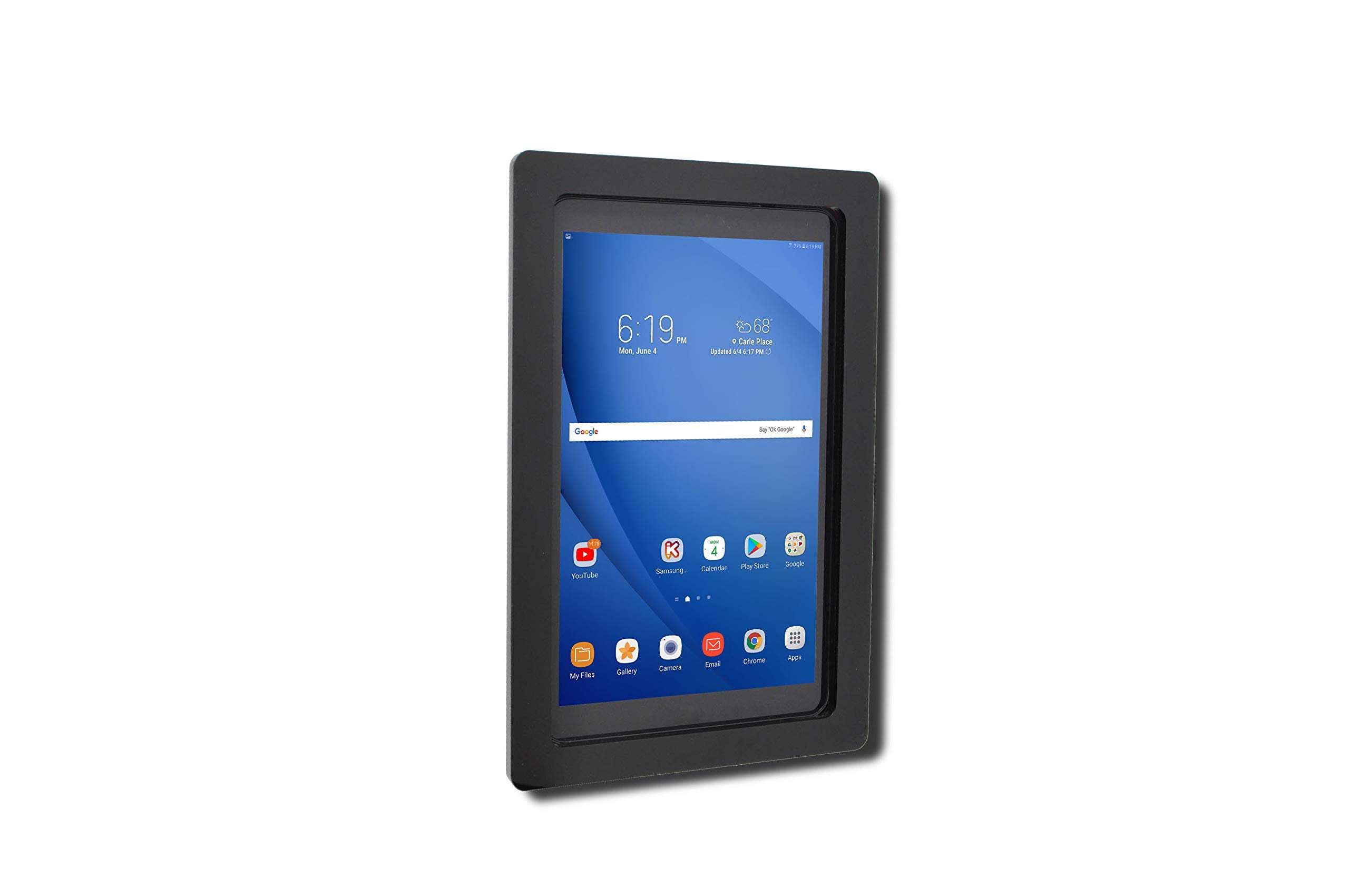 Tabcare Security Anti Theft Acrylic Vesa Enclosure For Samsung Galaxy Tab A8 10.5 With Wall Mount Kit (Clear, Tab A8 10.5)