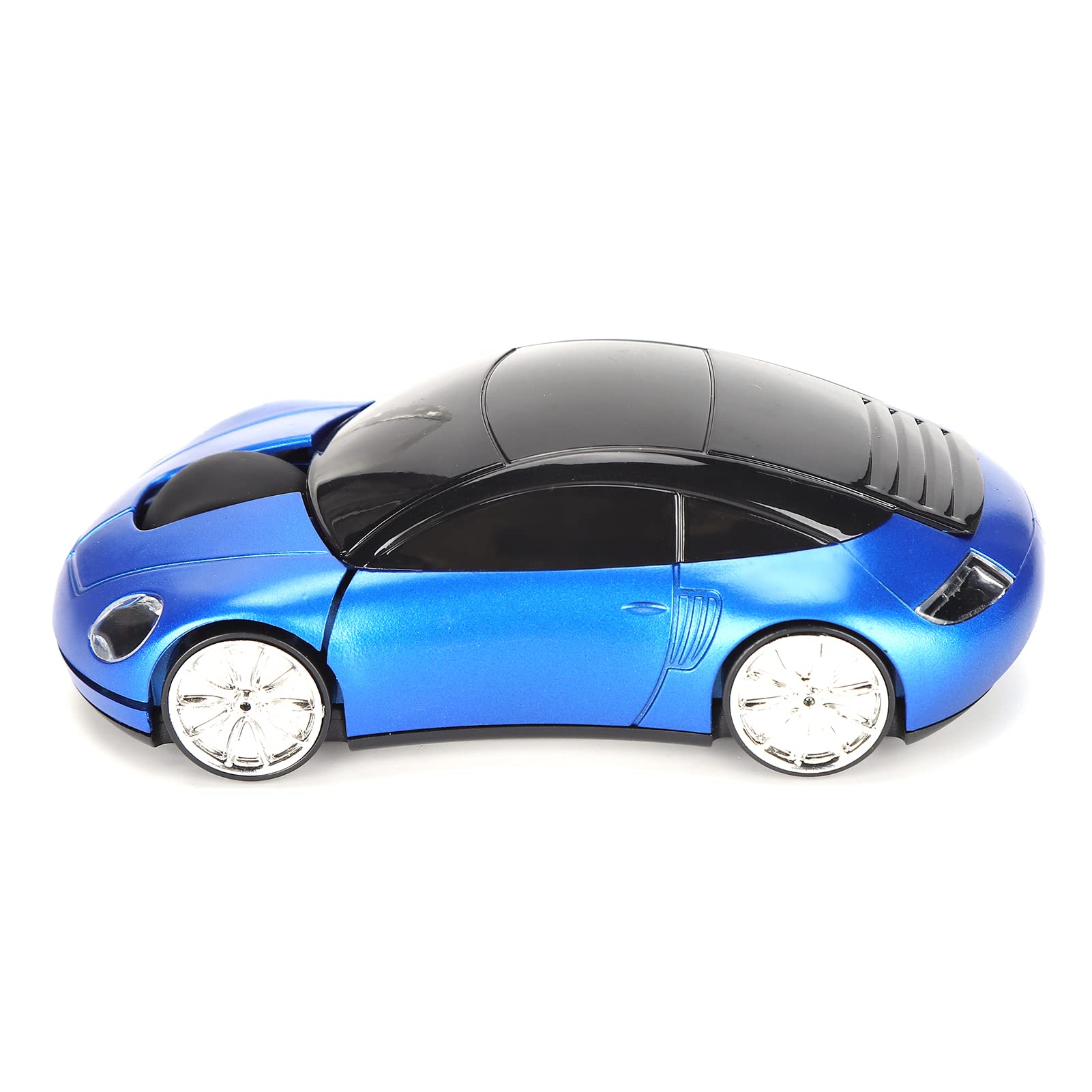 Dpofirs 2.4G Mouse For Laptop, Mini Car Shaped Smart Cordless Mouse, Ergonomic Game Mouse With Usb Receiver, Gifts For Girls(Blu