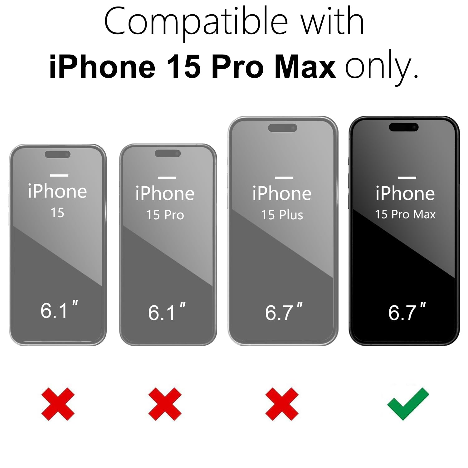 Oakxco For Iphone 15 Pro Max Phone Case Liquid Silicone, Neon Bright Solid Color, Thin Slim Soft Rubber Gel Matte Tpu Plain Simp