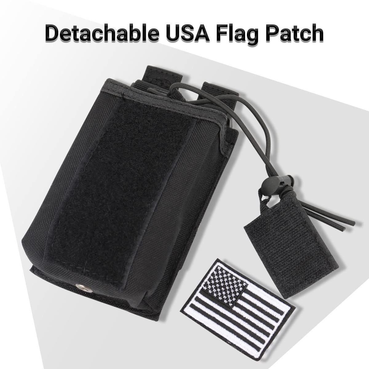 Tactical Radio Holder Case Molle Radio Holder Duty Belt Military Heavy Case Accessories Radios Pouch Holster Bag For Baofeng Uv