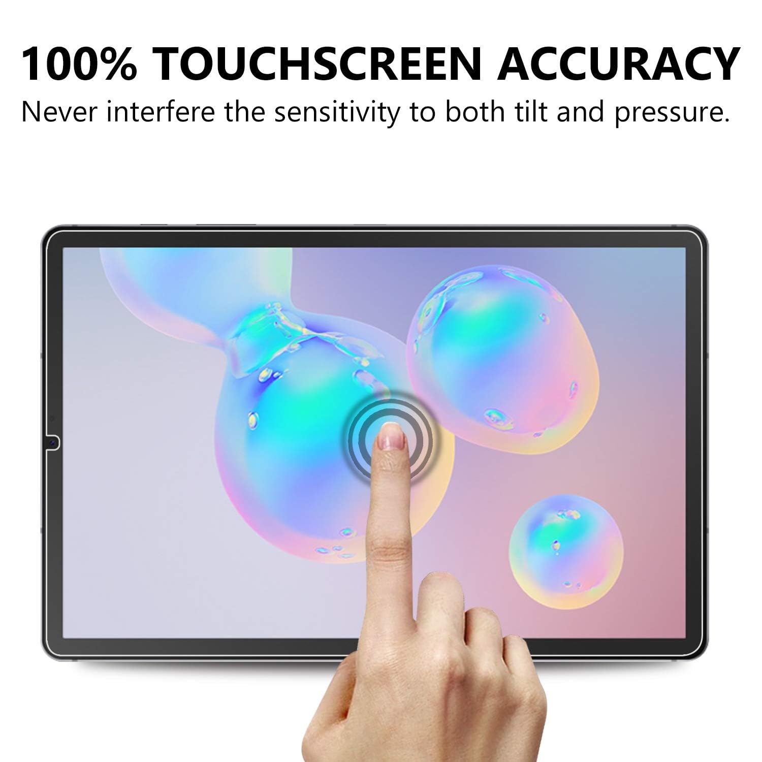 Gylint Screen Protector Glass For Samsung Galaxy Tab S6 Lite 10.4 Inch 2024/2022/2020   Tempered Glass 9H Hardness Scratch Resis