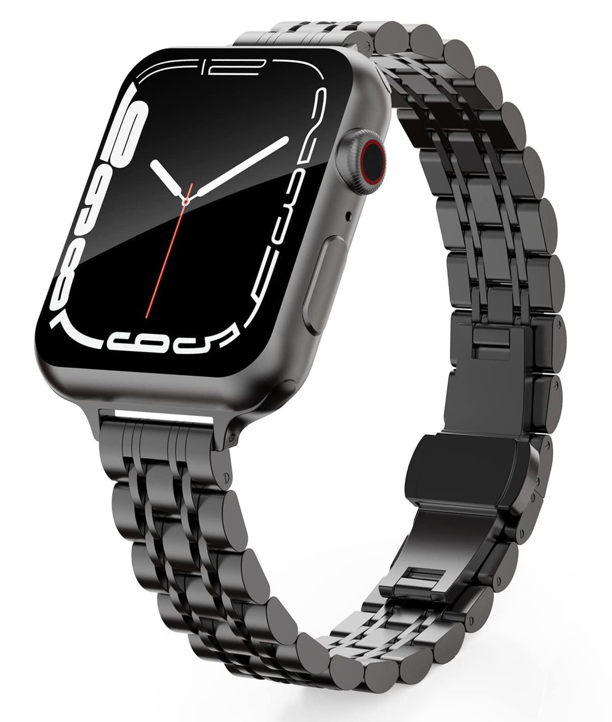 Thin Metal Band Compatible With Apple Watch 41Mm 40Mm 38Mm, Slim Stainless Steel Chain Link For Iwatch Series 7/Se/6/5/4/3/2/1 W
