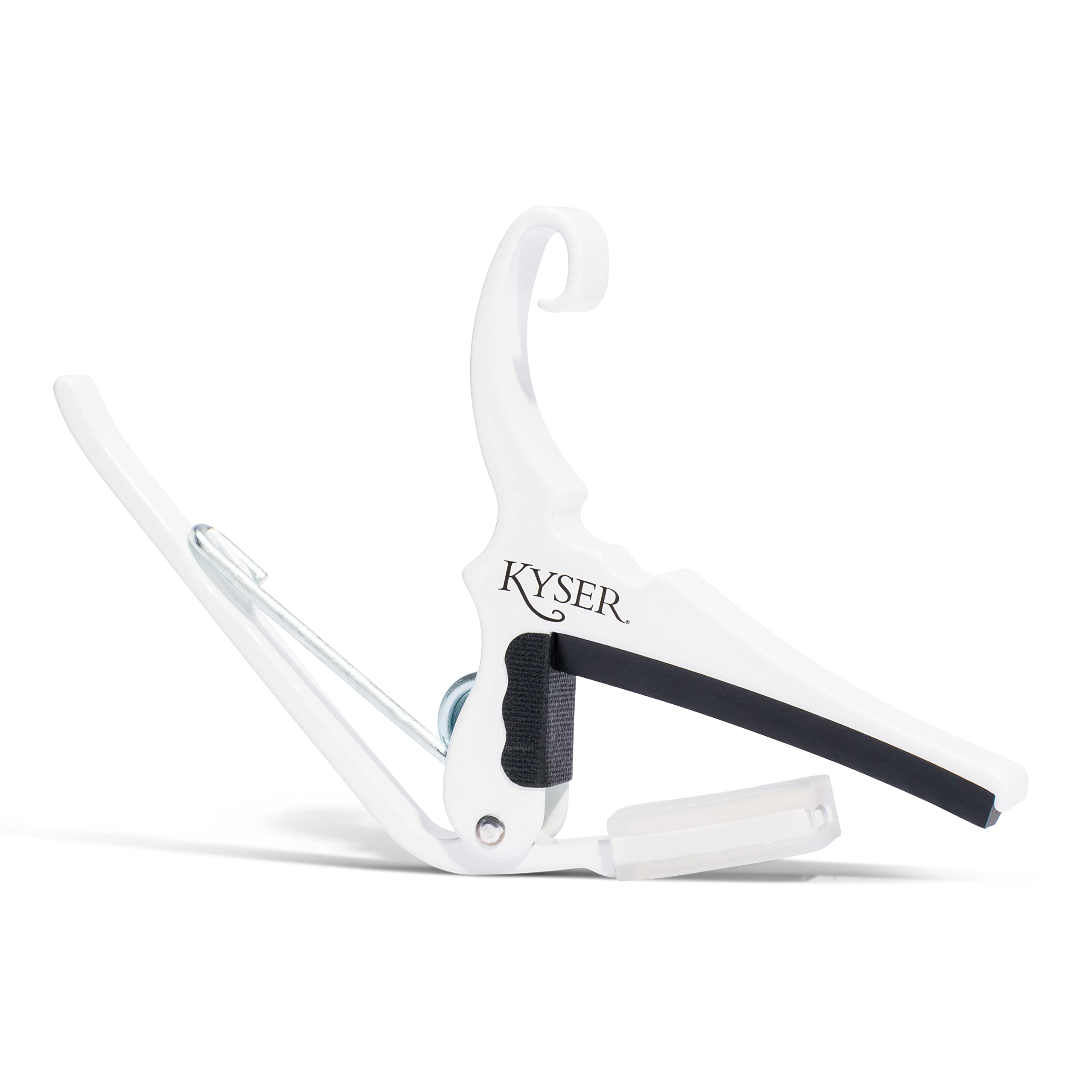 Kyser Quick Change Guitar Capo For 6 String Acoustic Guitars, Pure White, Kg6W
