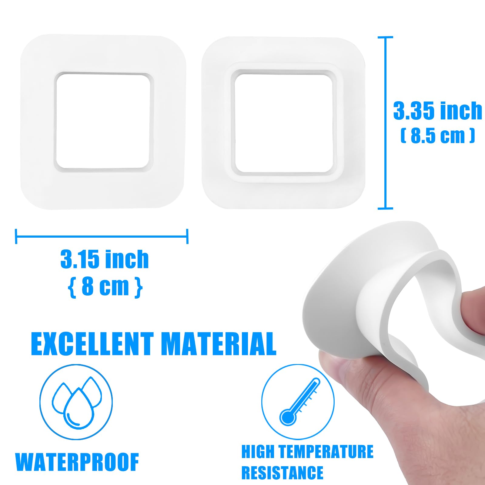 2 Pack Window Mount Fits For Wyze Cam Og Camera,Self Adhesive Camera Holder Attach To Single Pane Glass Wall , Monitoring Outdoor Though The Insides Window Of House, Car,Office And Workshop