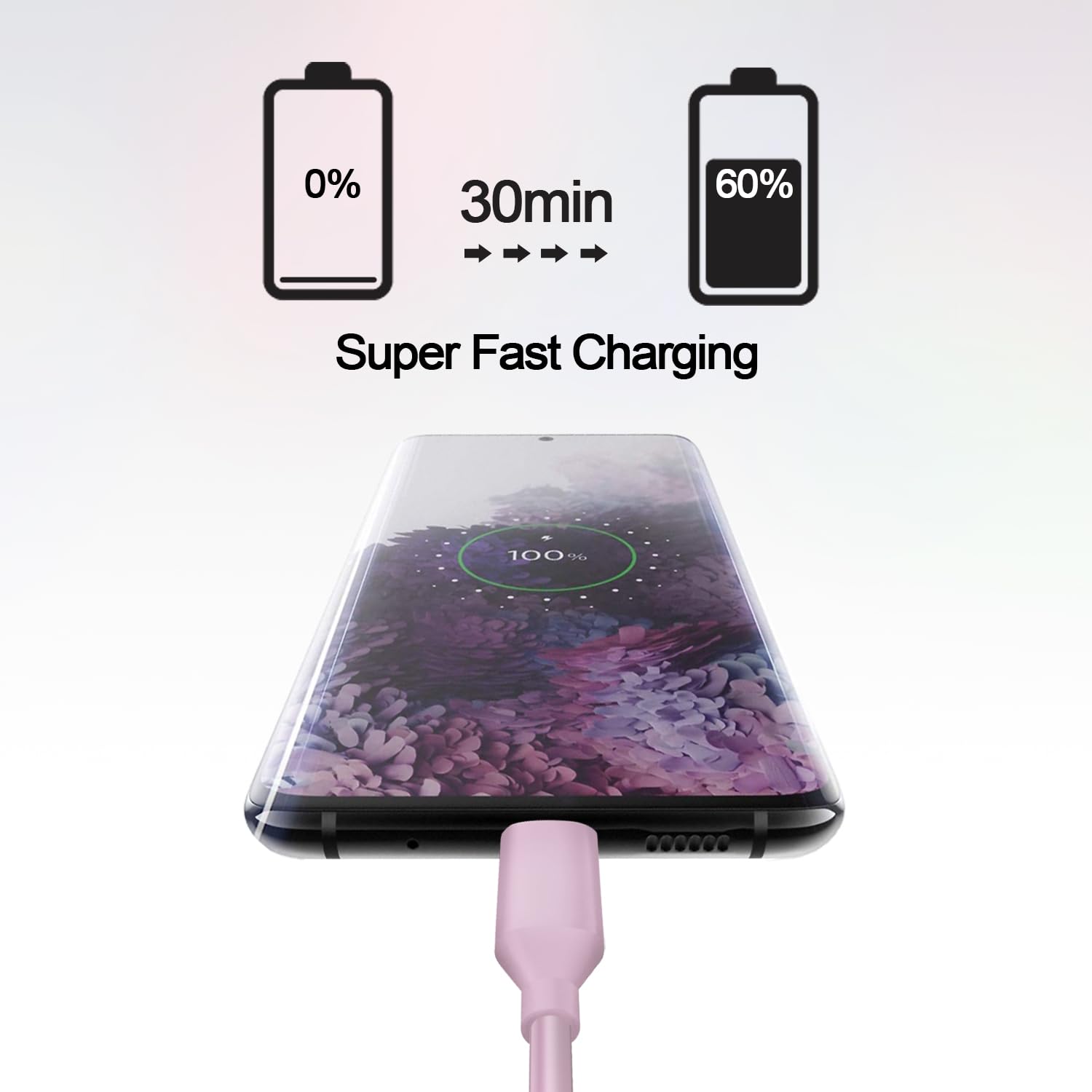 60W Usb C To C Charger Cable 3 Pack 10Ft Type C Fast Charging Cord Compatible For Samsung Galaxy S23 S22 S21 S20 Ultra Note 20 1