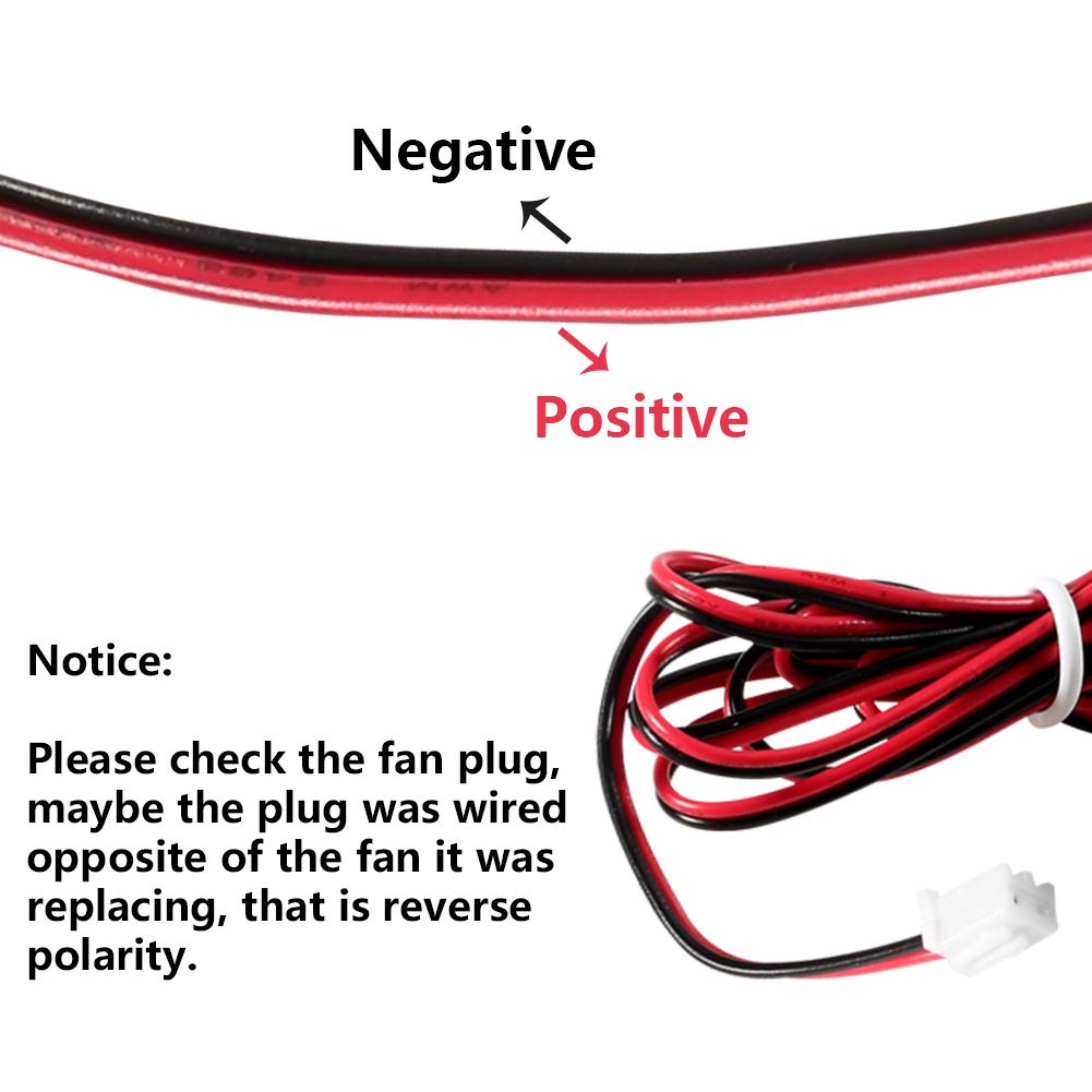 3D Printer Cooling Fan, 40Mm X 40Mm X 10Mm Blower Cooling Fan With 2 Pin Terminal For Hotend Extruder Heatsinks Makerbot Mk7 Mk8