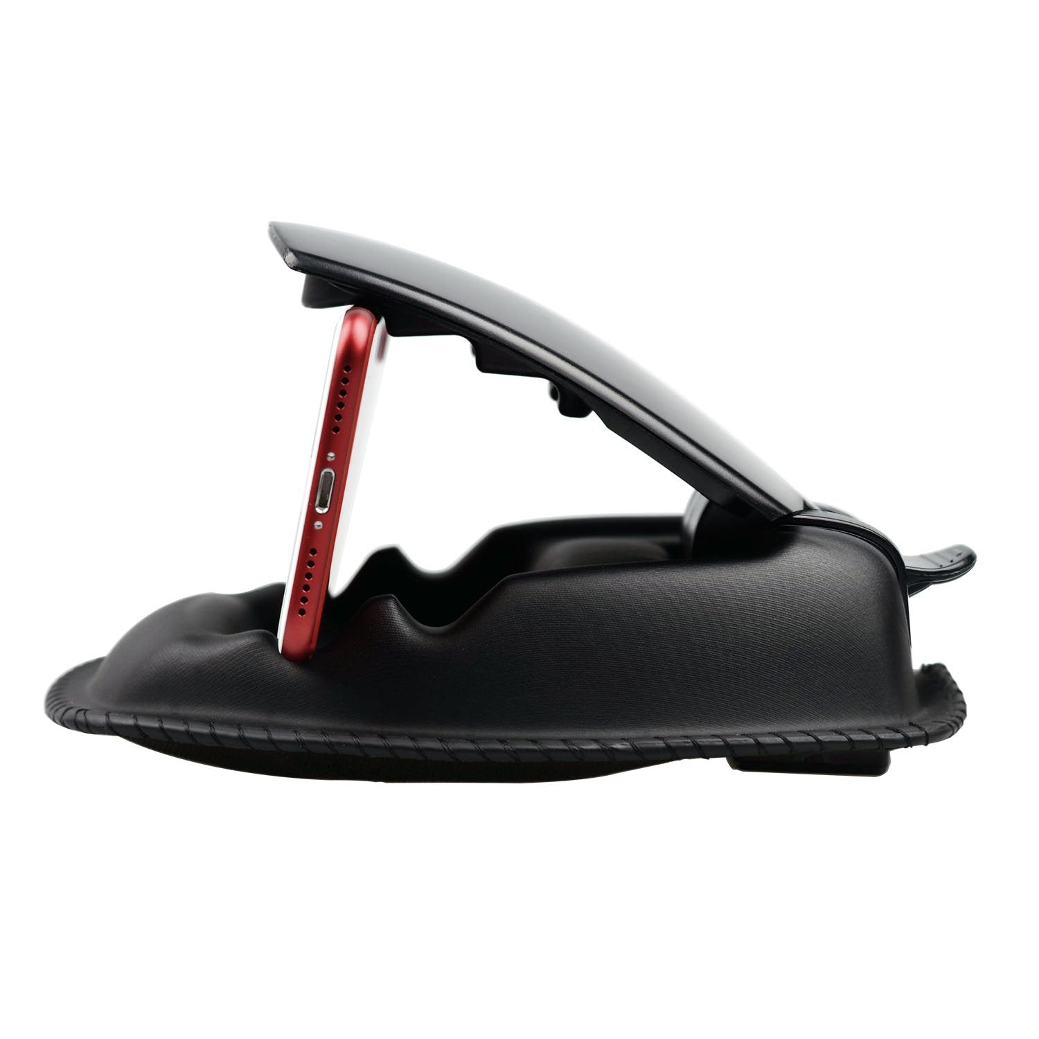 Apps2Car Gps Car Truck Mount, Non Slip Gps Bean Bag Dash Mount 2 In 1 Anti Skid Friction Dashboard Sandbag Clamshell Phone Holder For Garmin Nuvi Tomtom Magellan Navigation & All Cell Phone Iphone