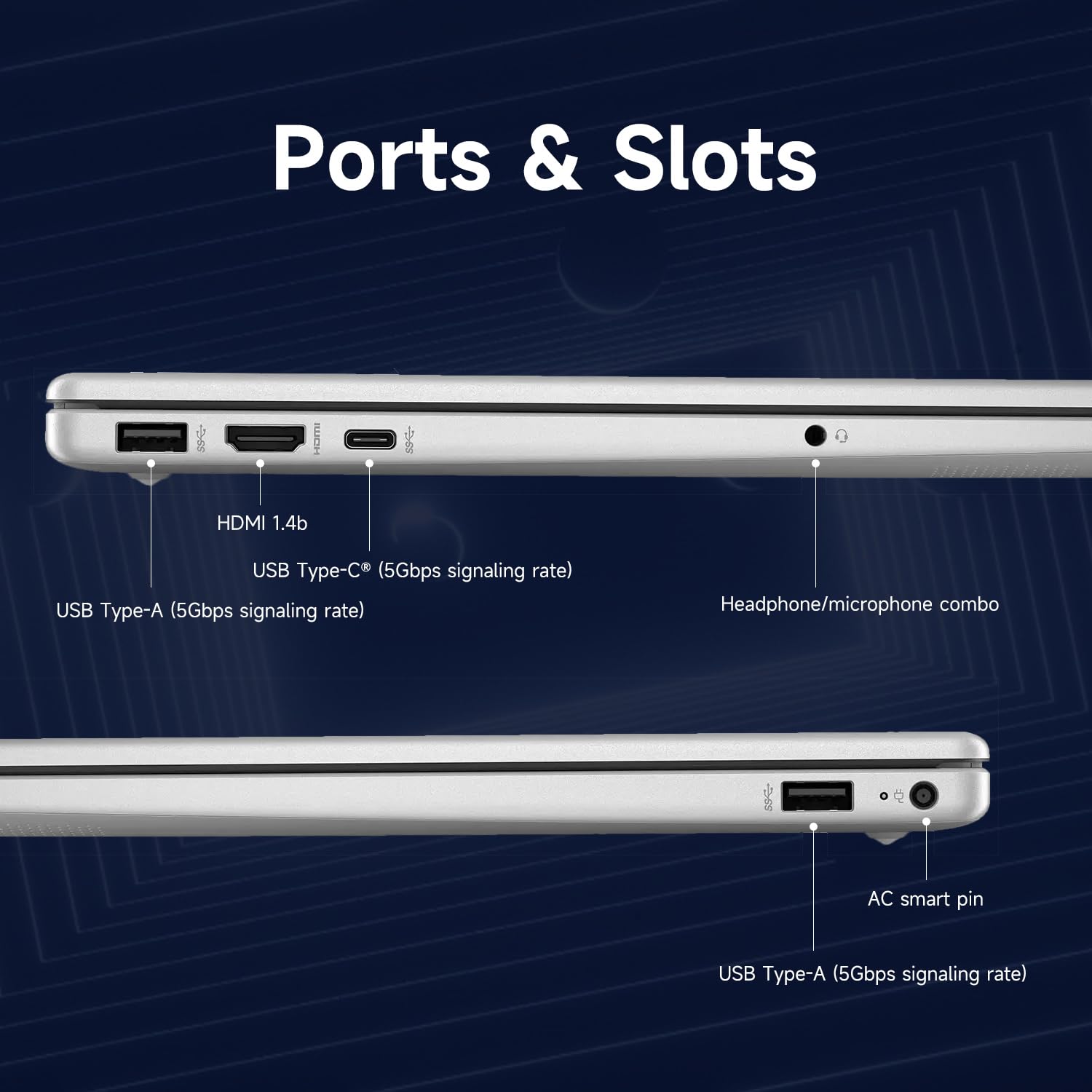 Hp Essential Laptop, 15.6'' Hd Touchscreen, Intel Core I3-1215U, 16Gb Ram, 512Gb Ssd, Webcam, Type-C, Wi-Fi 6, Windows 11 Home,