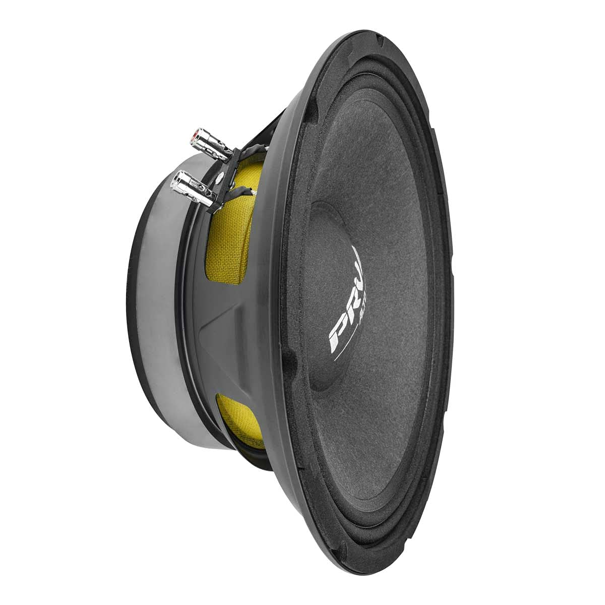 PRV AUDIO 10MR650A 10" Midrange Speaker, 8 Ohm, 650W, Black, Steel Voice Coil, Alto Series