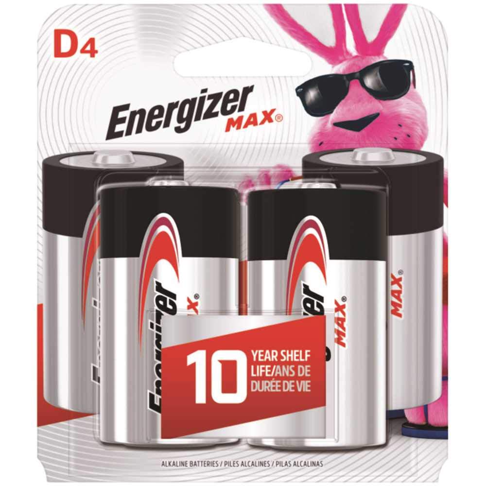 Energzr Max Batt D Cd4