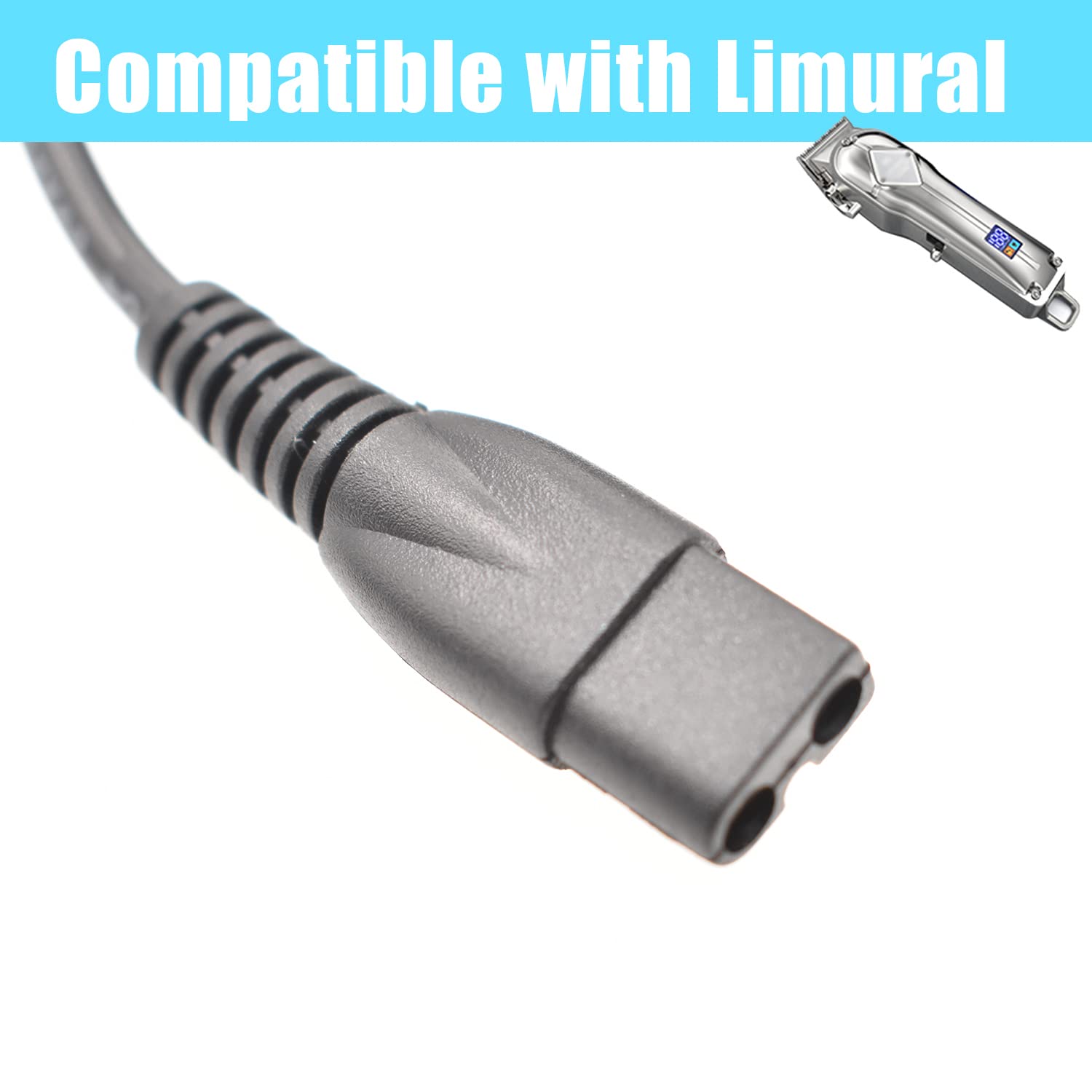 Charger Compatible With Limural Hair Clippers For Men,Hair Clippers Charger Cord Replacement Fits Limural Hair Clipper, Power Co