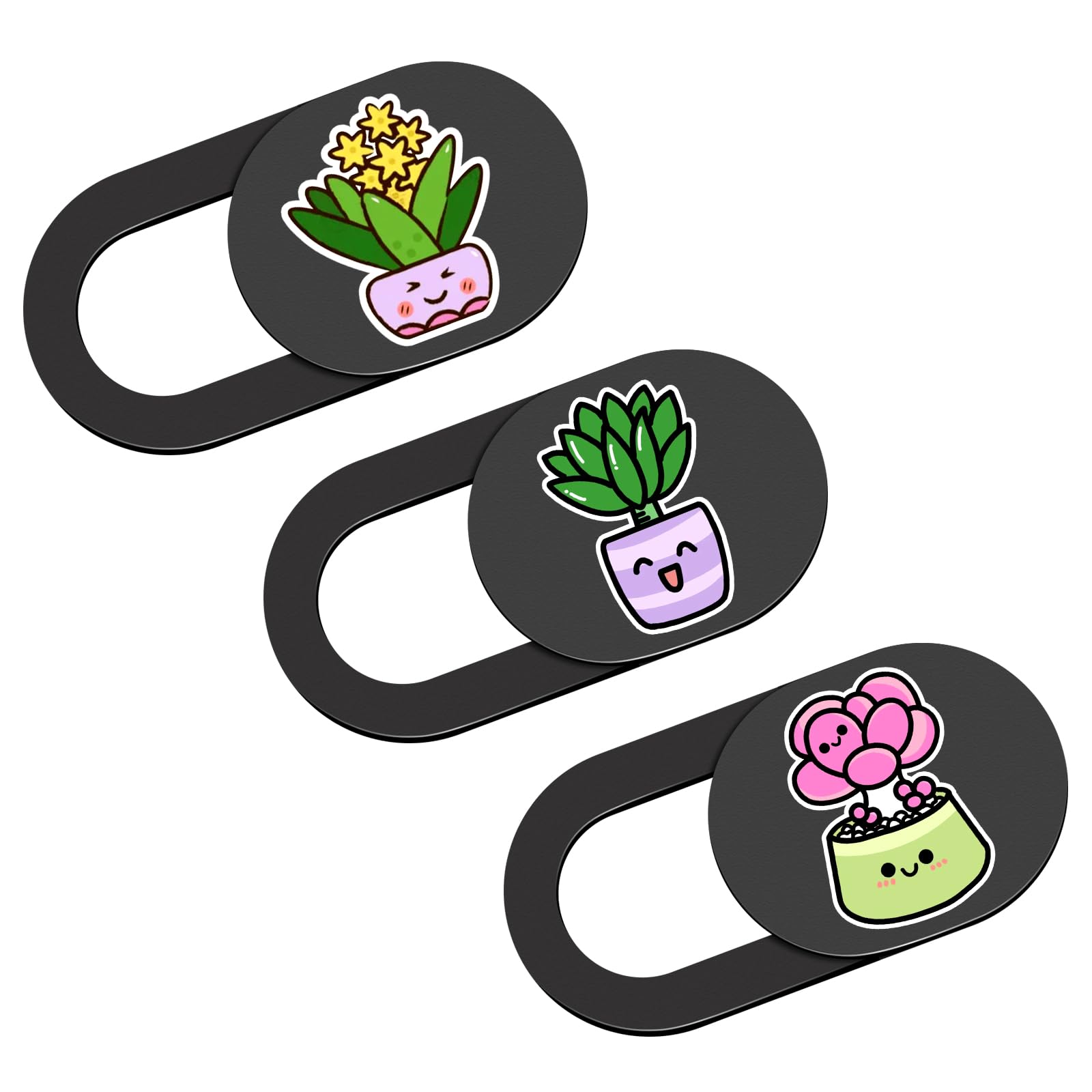 Hkdgyhon Laptop Camera Cover Slide, 0.02 Inch Ultra Thin Cute Flower Computer Camera Cover Slide, Camera Covers For Laptops Macb