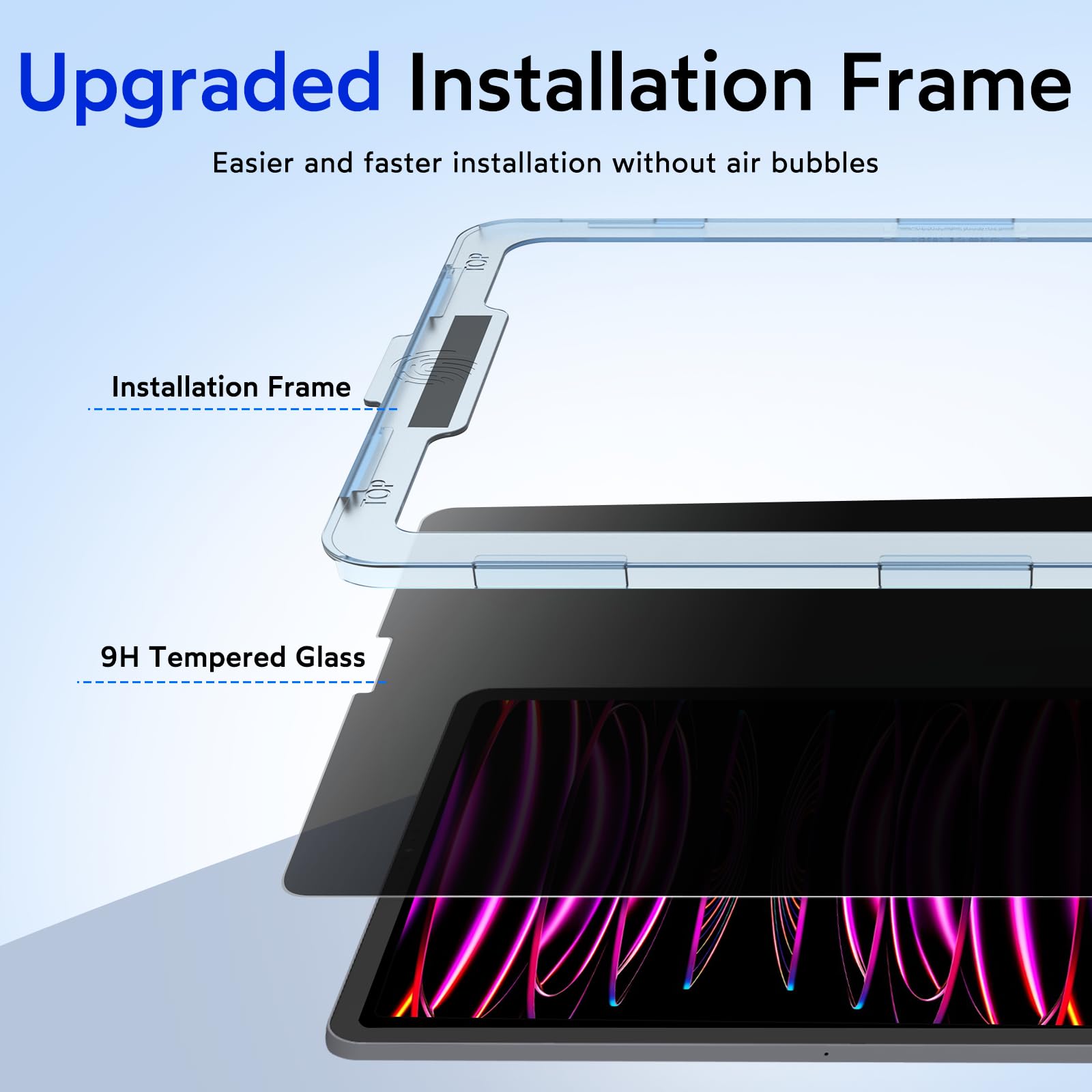 Mobdik Privacy Screen Protector Compatible With Ipad Pro 11 Inch (2022&2021&2020&2018) & Ipad Air 5Th / 4Th Generation (2022&202