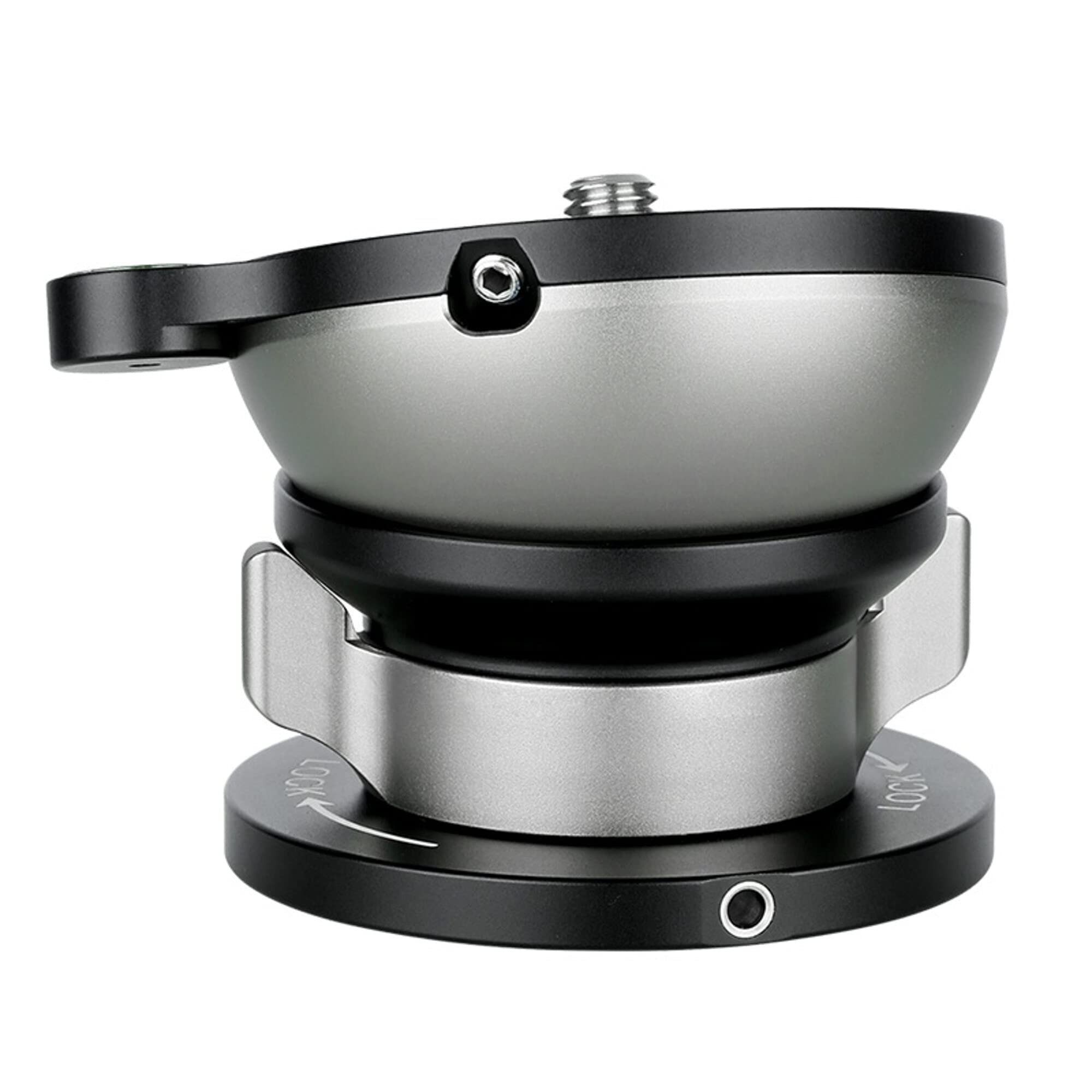 Lb 75 75Mm Leveling Base For Tripod W Butterfly Lock Collar 55Lb Max Load +/ 15 Tilt