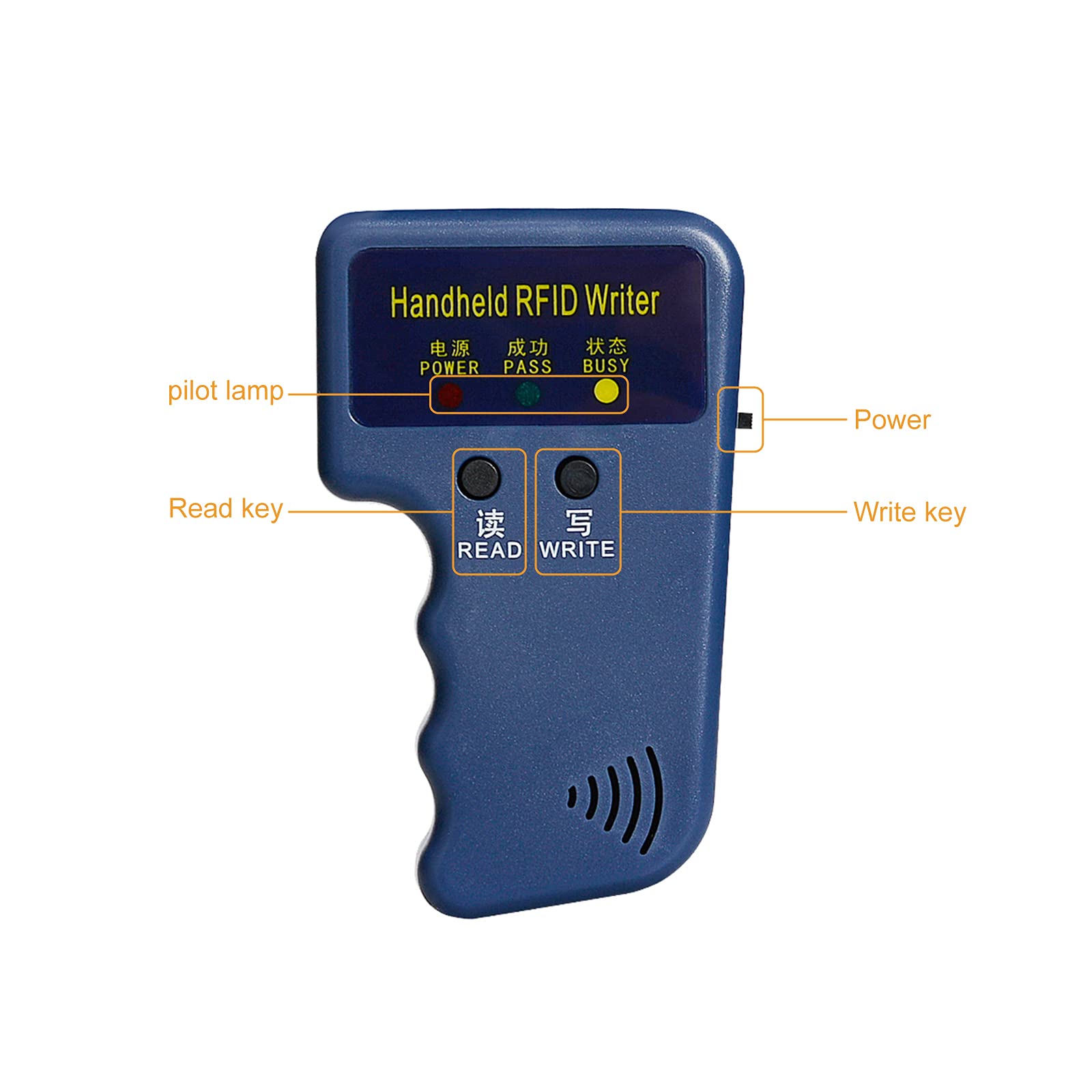 Riversmerge Rfid Rewritable 125Khz/13.56Mhz Id/Ic T5577/Uid Changeable Black Ceramics Smart Finger Ring For Men Or Women, With O