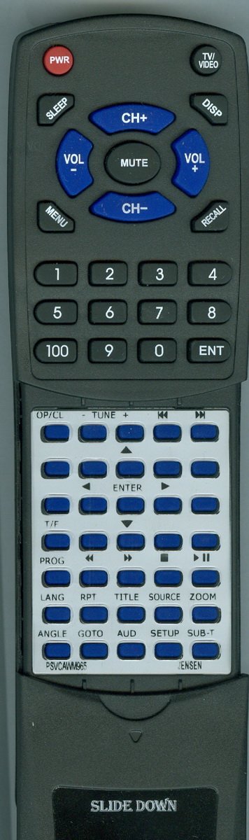 Replacement Remote Control For Jensen Awm965, Media Pro 5000, Awm960