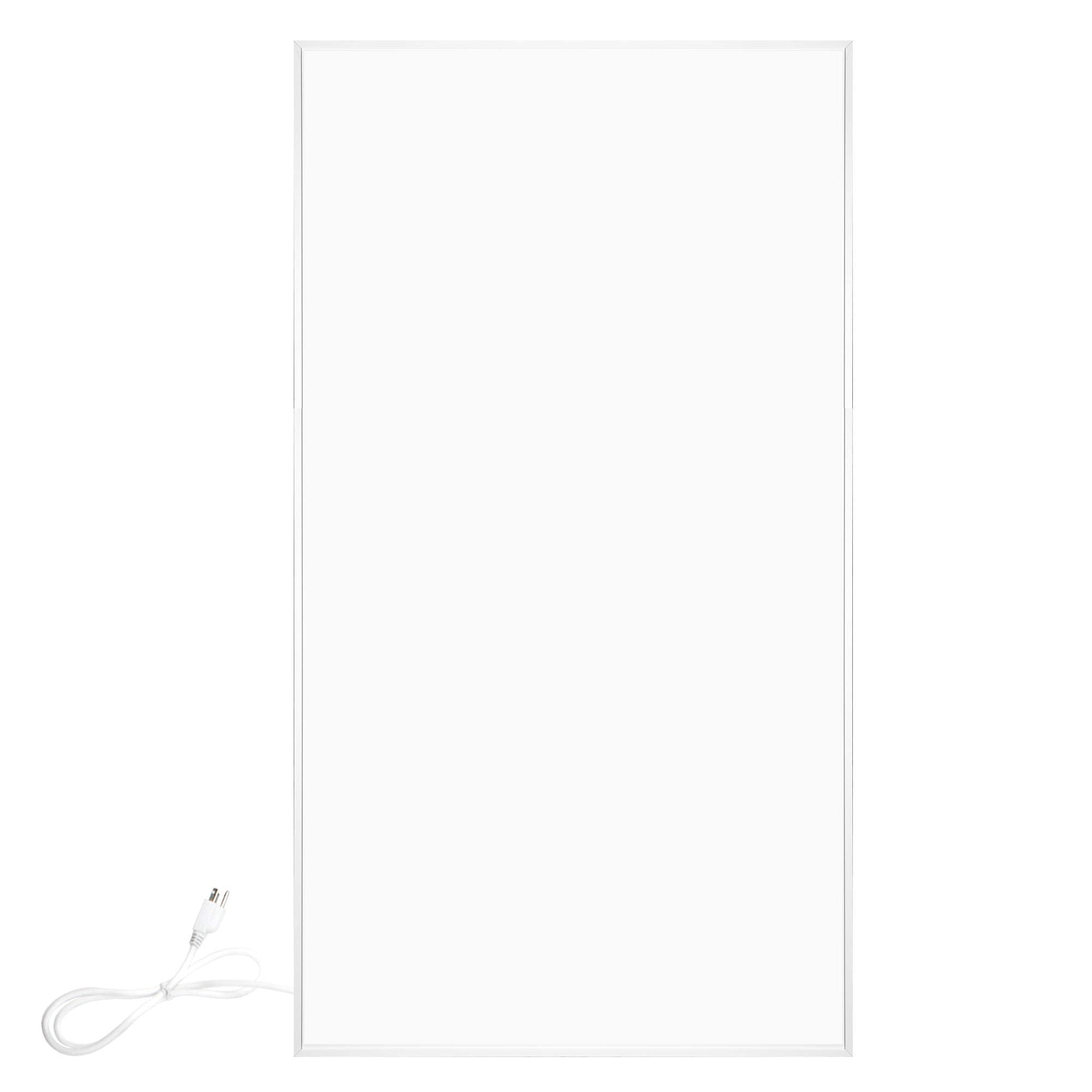 Warmlyyours Ember Flex Radiant Panel Heater (White Aluminum, 47   X24   )