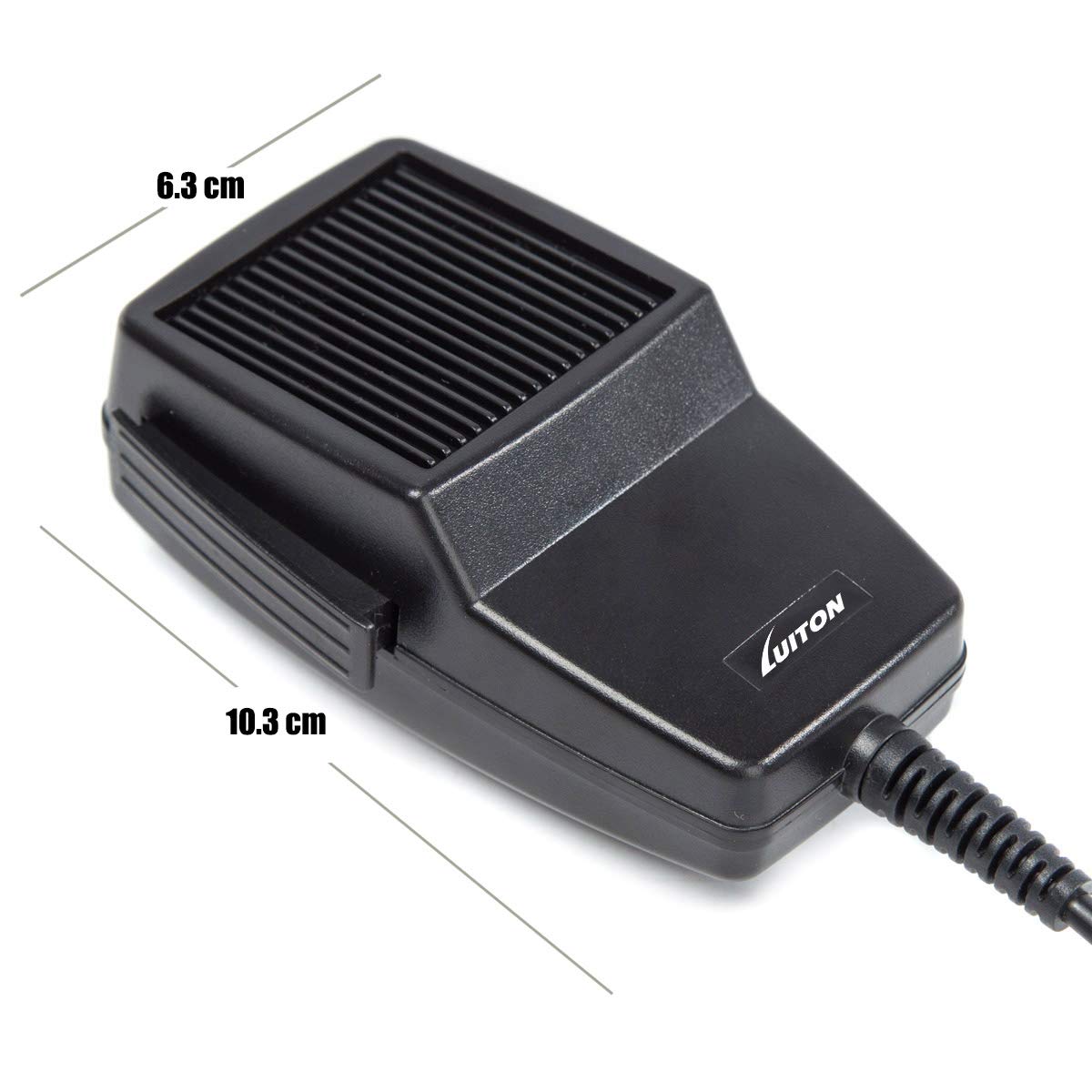 Luiton Microphone 4 Pin Noise Canceling Cb Radio Mic For Cobra/Uniden/Workman/Midland/Galaxy (2 Pack)