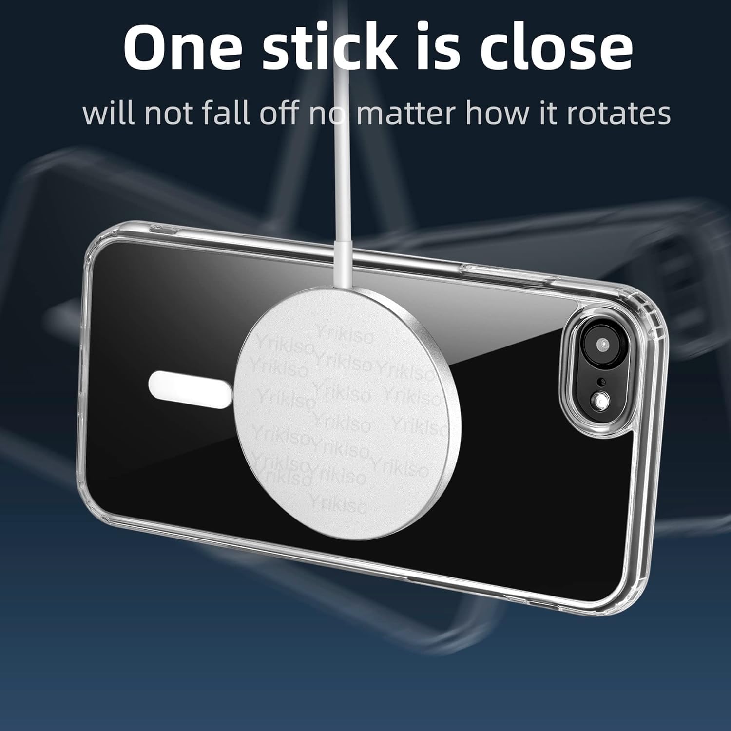 Yriklso For Iphone Se 2022/Iphone Se 2020/Iphone 8 Magnetic Case(4.7''), Built In Magnets Compatible With Magsafe, Clear