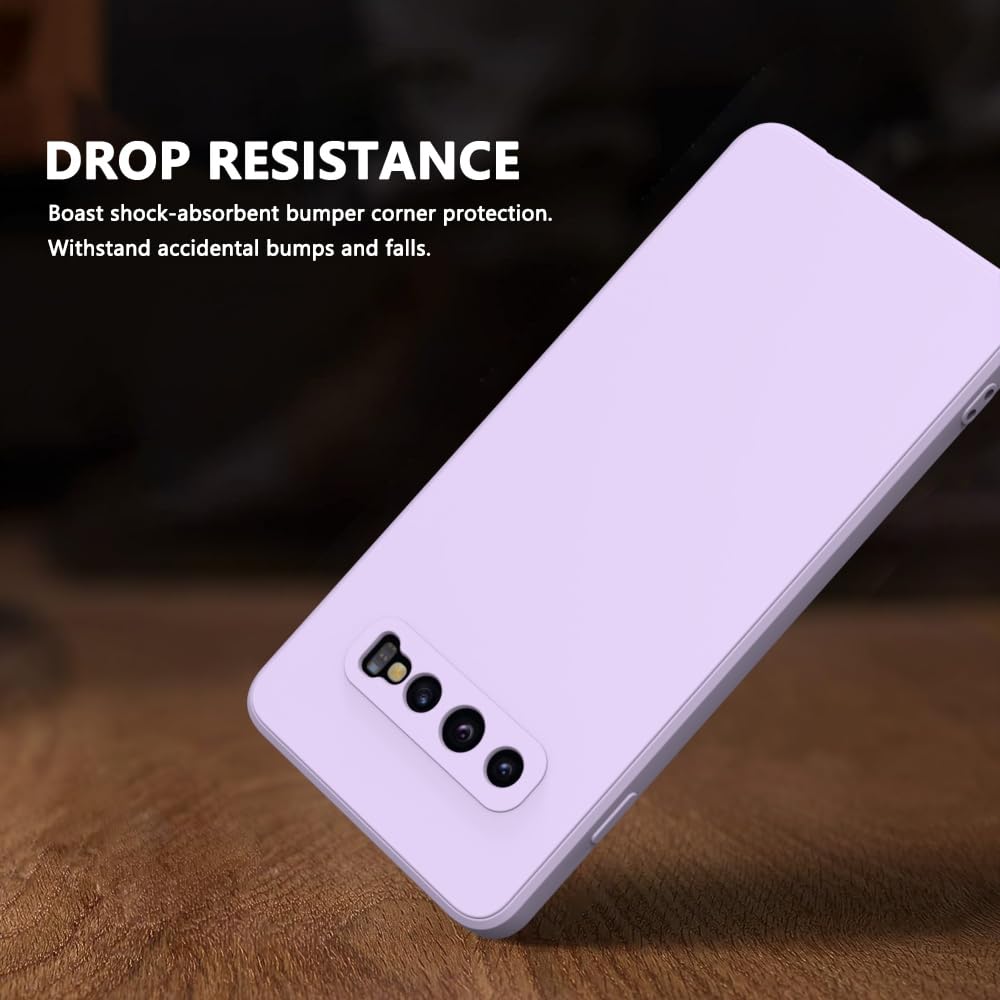 Wogroo For Samsung Galaxy S10 Plus Case Purple, Scratch Resistant With Soft Touch, Slim Thin Phone Cover For Samsung Galaxy S10