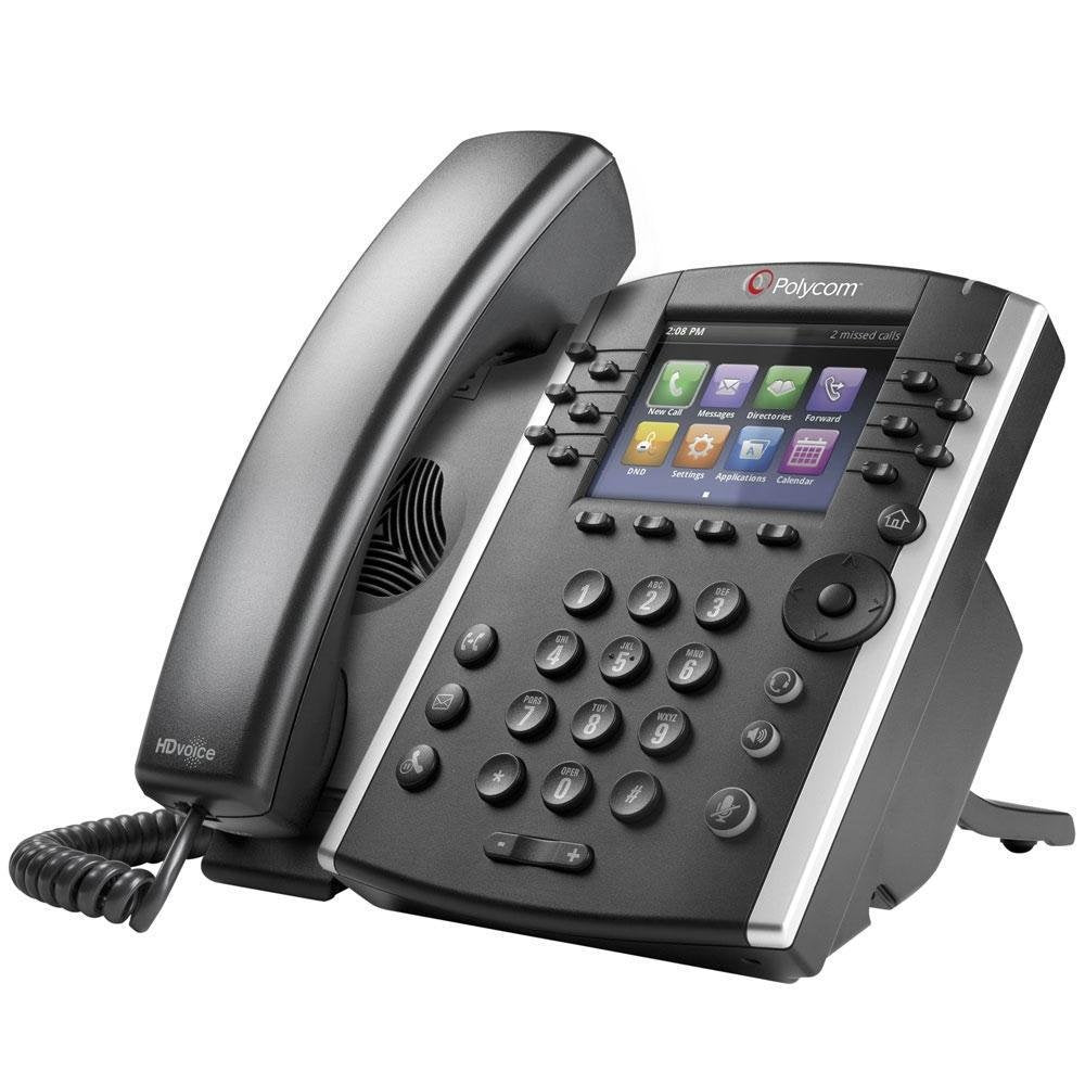 Polycom 2200 46157 025 Vvx 400 Ip Business Poe Telephone (Power Supply Not Included)