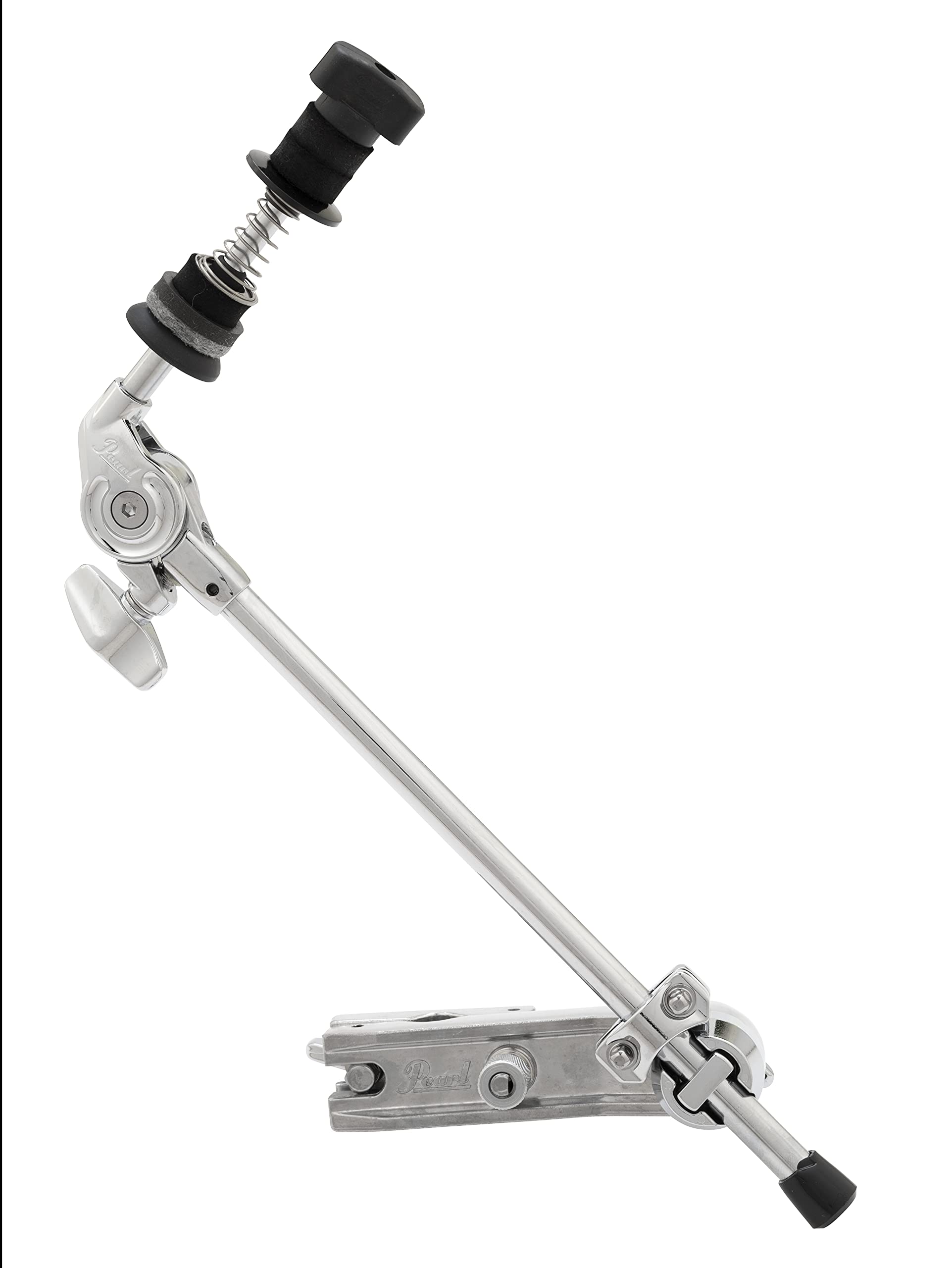 Pearl Clh70 Closed Hi Hat Holder With 15'' Solid Boom Arm, Multi Angle Mounting Clamp, Unilock Gearless Cymbal Tilter, And Sprin