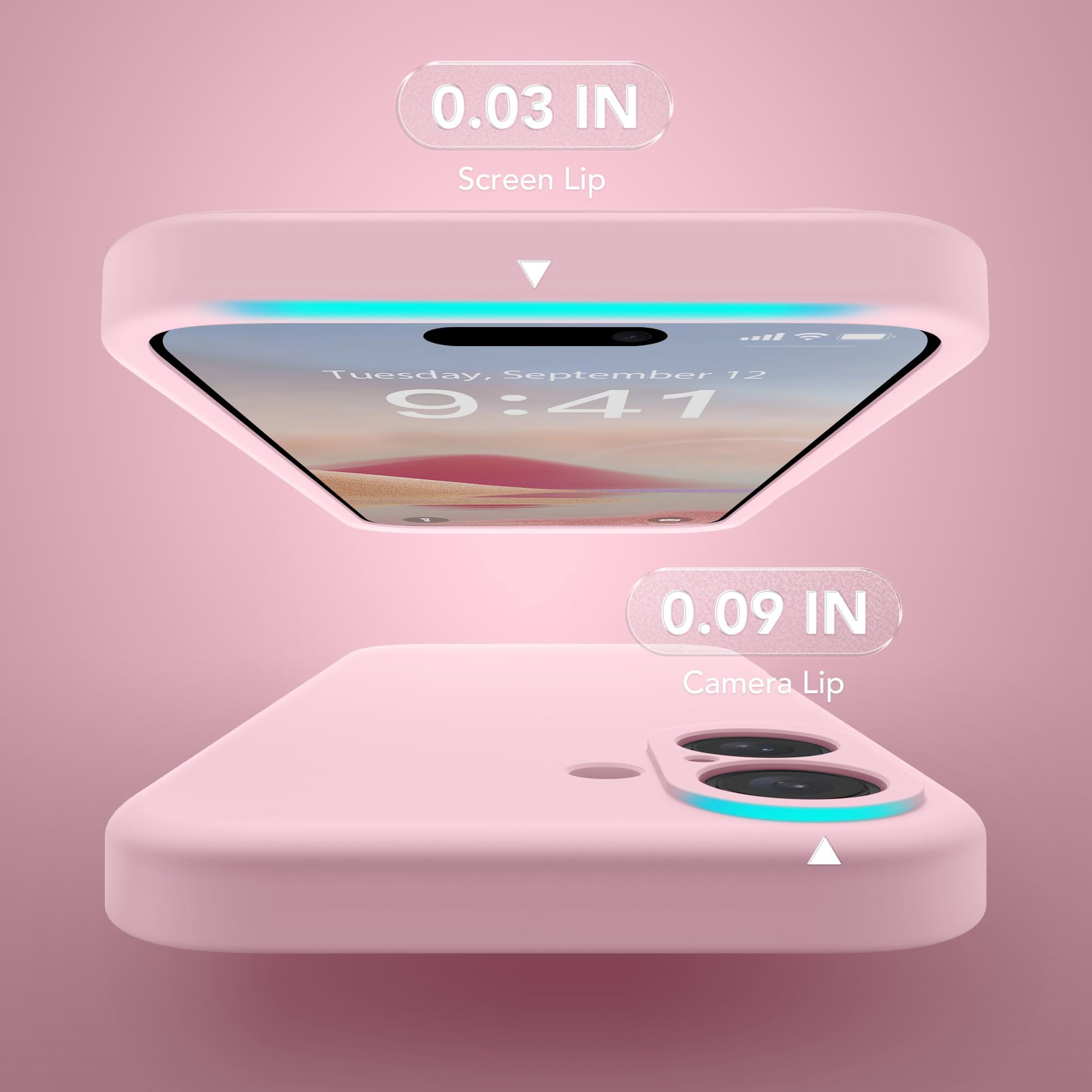 Suydanbox Magnetic For Iphone 16 Case, Compatible With Magsafe, [Full Camera Protection][2 Screen Protectors] Silicone Shockproo