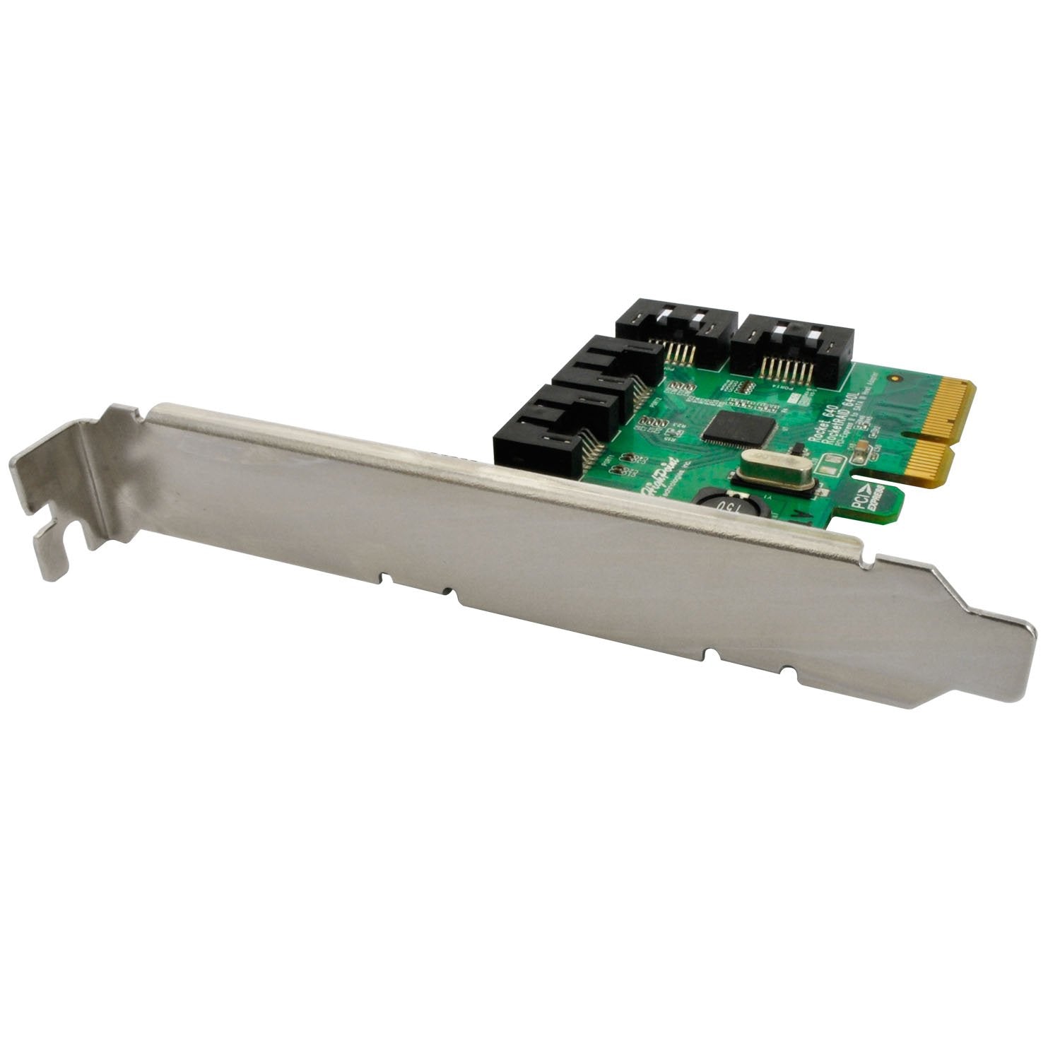 Highpoint Rocketraid 640L Internal 4 Sata Port Pci Express 2.0 X4 Sata 6Gb/S Raid Controller  Lite Version