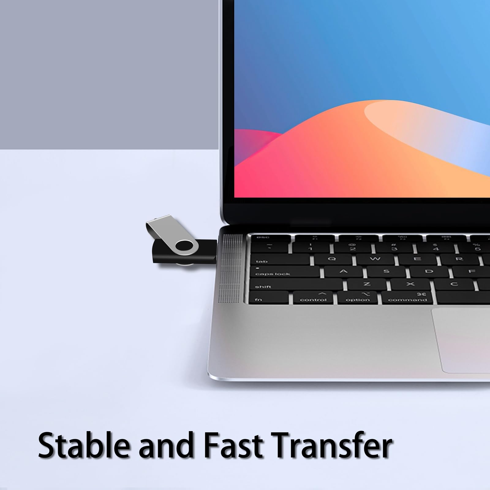 1Gb Usb Flash Drive 1Pcs Eastbull Usb 2.0 Thumb Drive Swivel Usb Stick Bulk Gig Stick Memory Stick Metal Thumb Drives (Black)