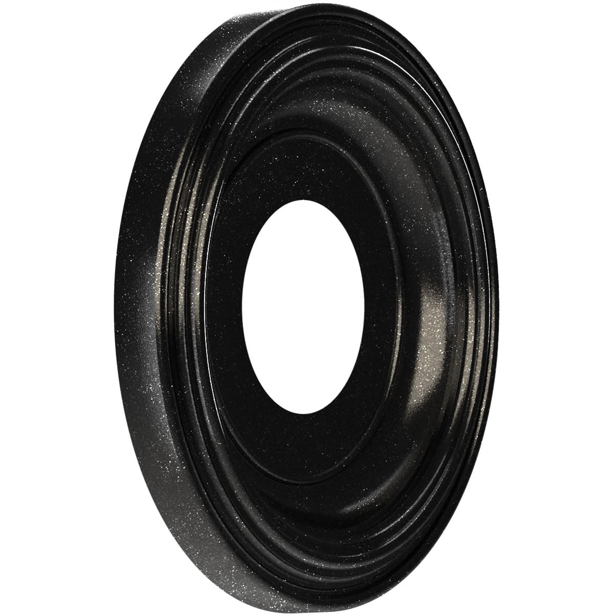 Ekena Millwork 10Od X 3 1/2Id X 1 1/8P Traditional Thermoformed Pvc Ceiling Medallion (Fits Canopies Up To 5 1/2), Textured Meta