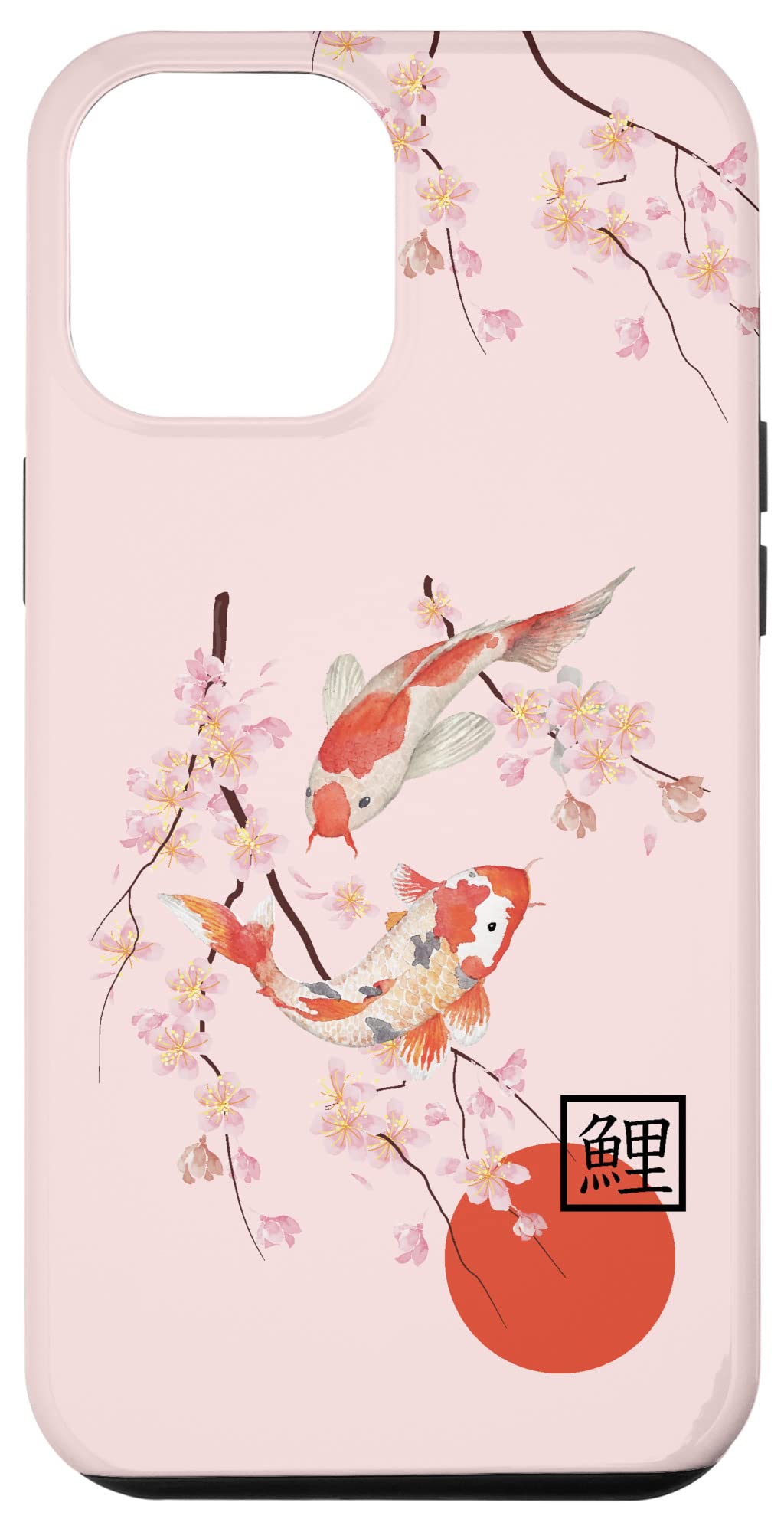 Iphone 12 Pro Max Cherry Blossom Shirt Japanese Koi Carp Fish Sakura Graphic Case