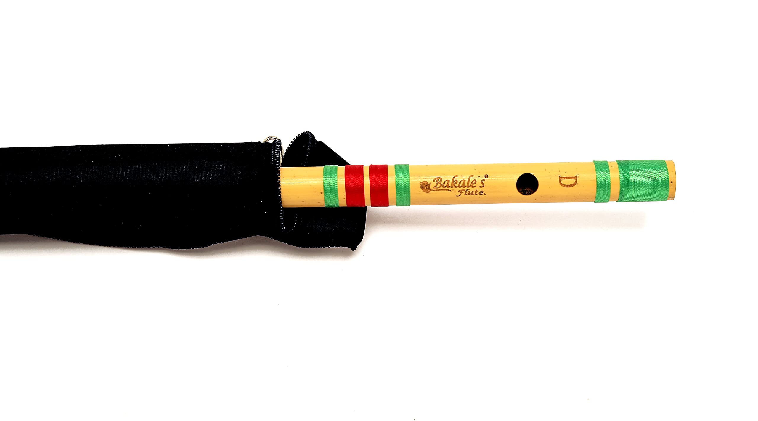 Bakale Flutes D Medium Bansuri Flute Right Handed 18 Inch 440Hz