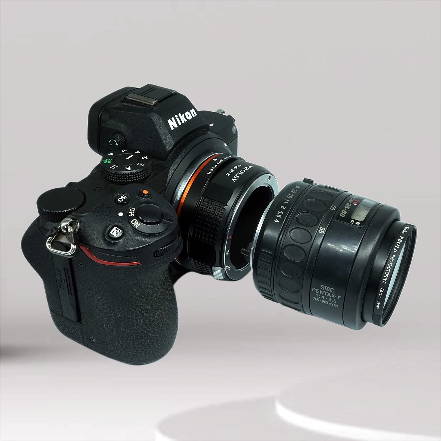 Pholsy Lens Mount Adapter Compatible With Pentax K Pk Lens To Nikon Z Mount Camera Body Compatible With Nikon Z Fc, Z30, Z9, Z8,