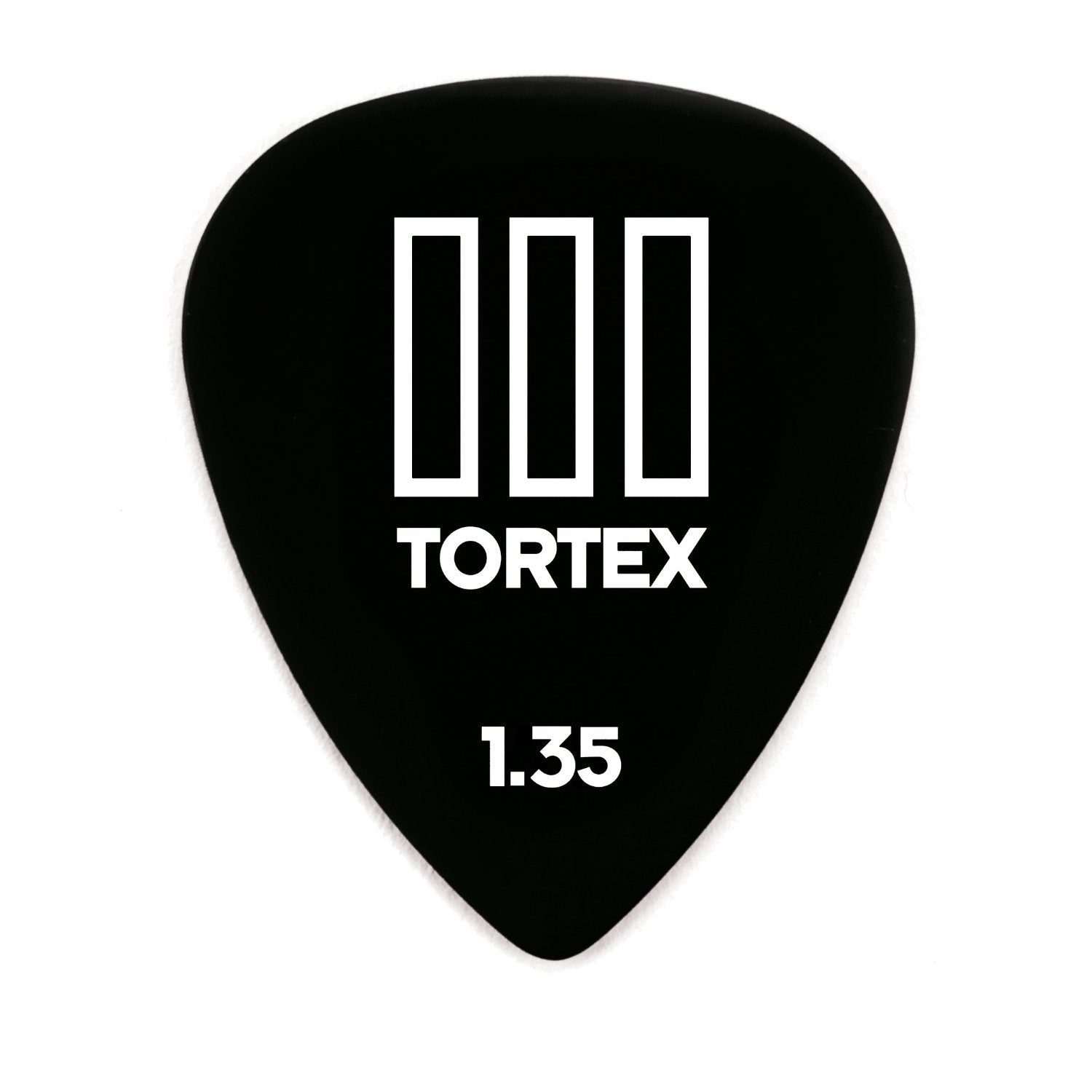 Dunlop 462R1.35 Tortexギ Tiii, Black, 1.35Mm, 72/Bag