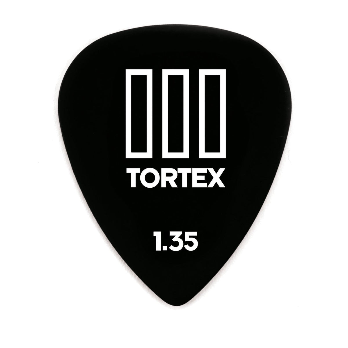 Dunlop 462R1.35 Tortexギ Tiii, Black, 1.35Mm, 72/Bag