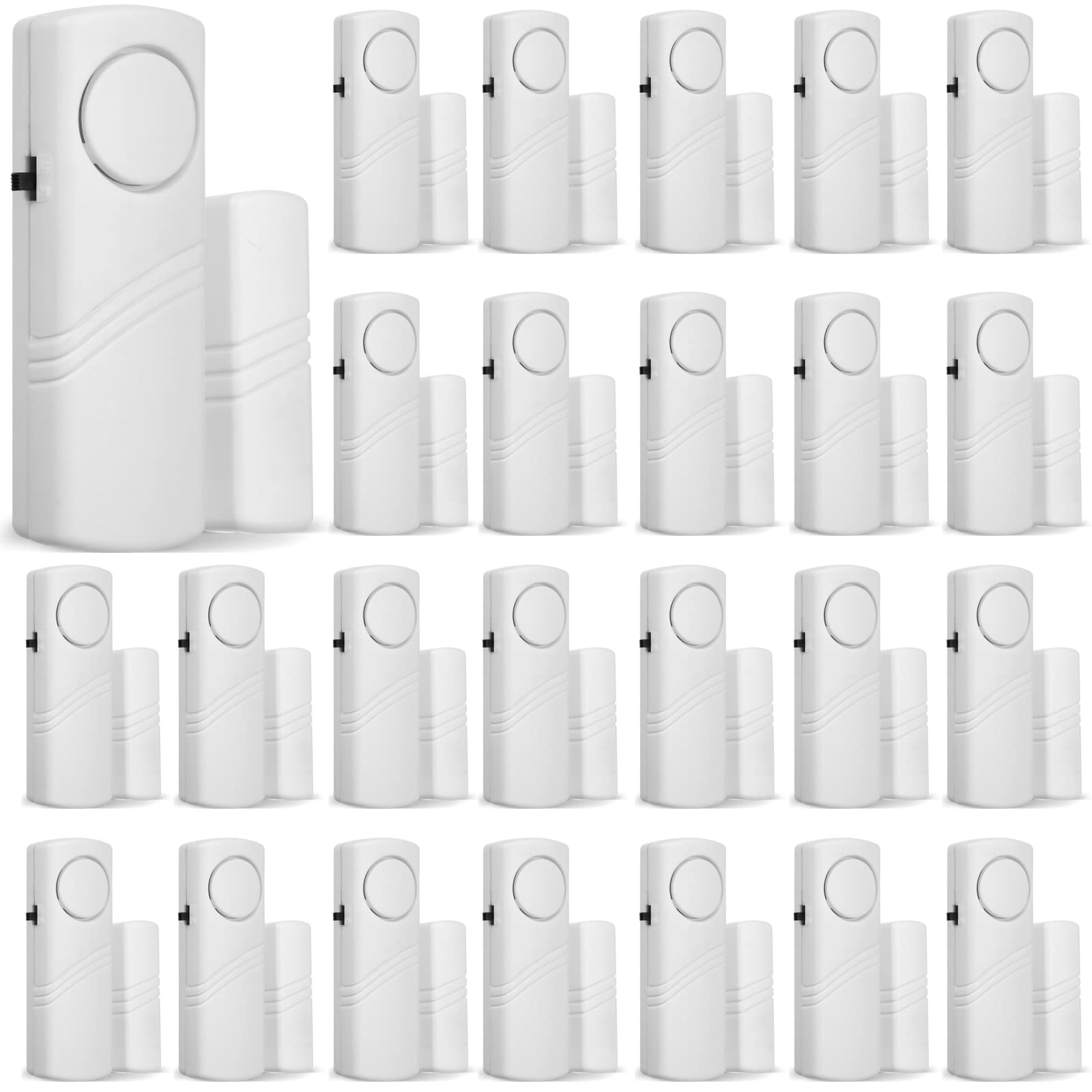 24 Pcs Door Window Alarm For Home Security Door Security Alarm Bulk Wireless Door Window Alarm Sensors Anti Theft Window Securit