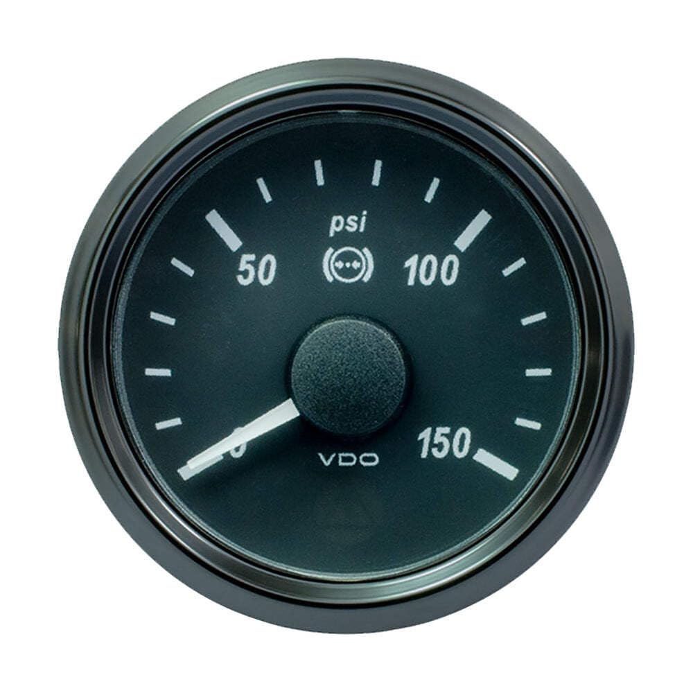 Vdo Singleviu 52Mm (2-1/16'') Brake Pressure Gauge - 150 Psi - 0-180 Ohm,WBEEAB0BYGS69FC