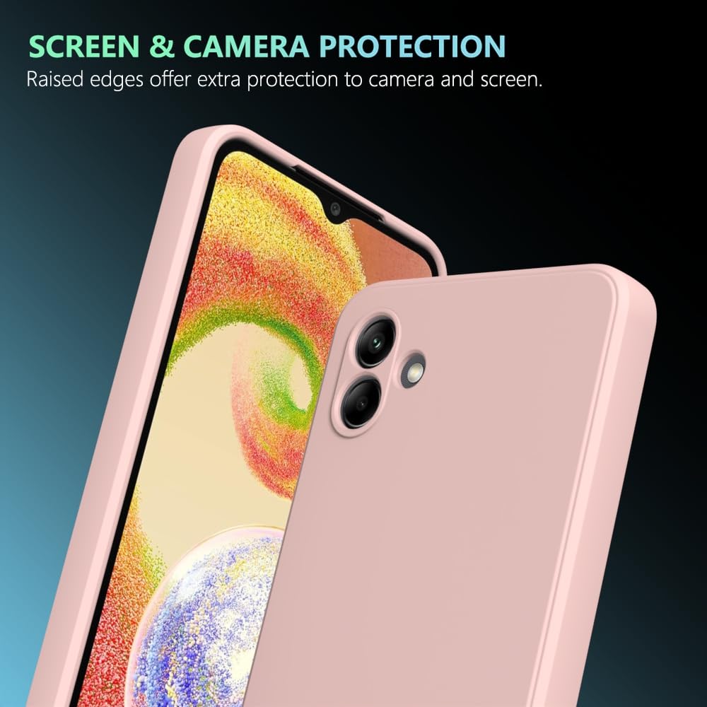 Wogroo For Samsung Galaxy A06 Case Pink, Scratch Resistant With Soft Touch, Slim Thin Phone Cover For Samsung Galaxy A06