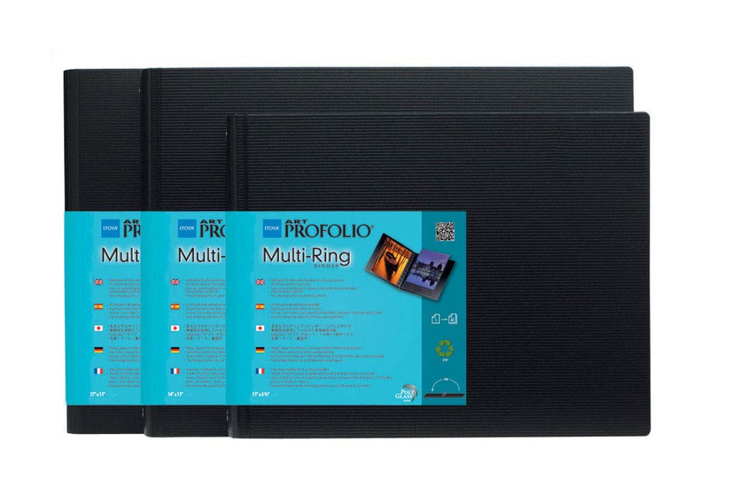 Profolio By Itoya, Profolio Multi Ring Refillable Binder   Portrait, 9 X 12 Inches