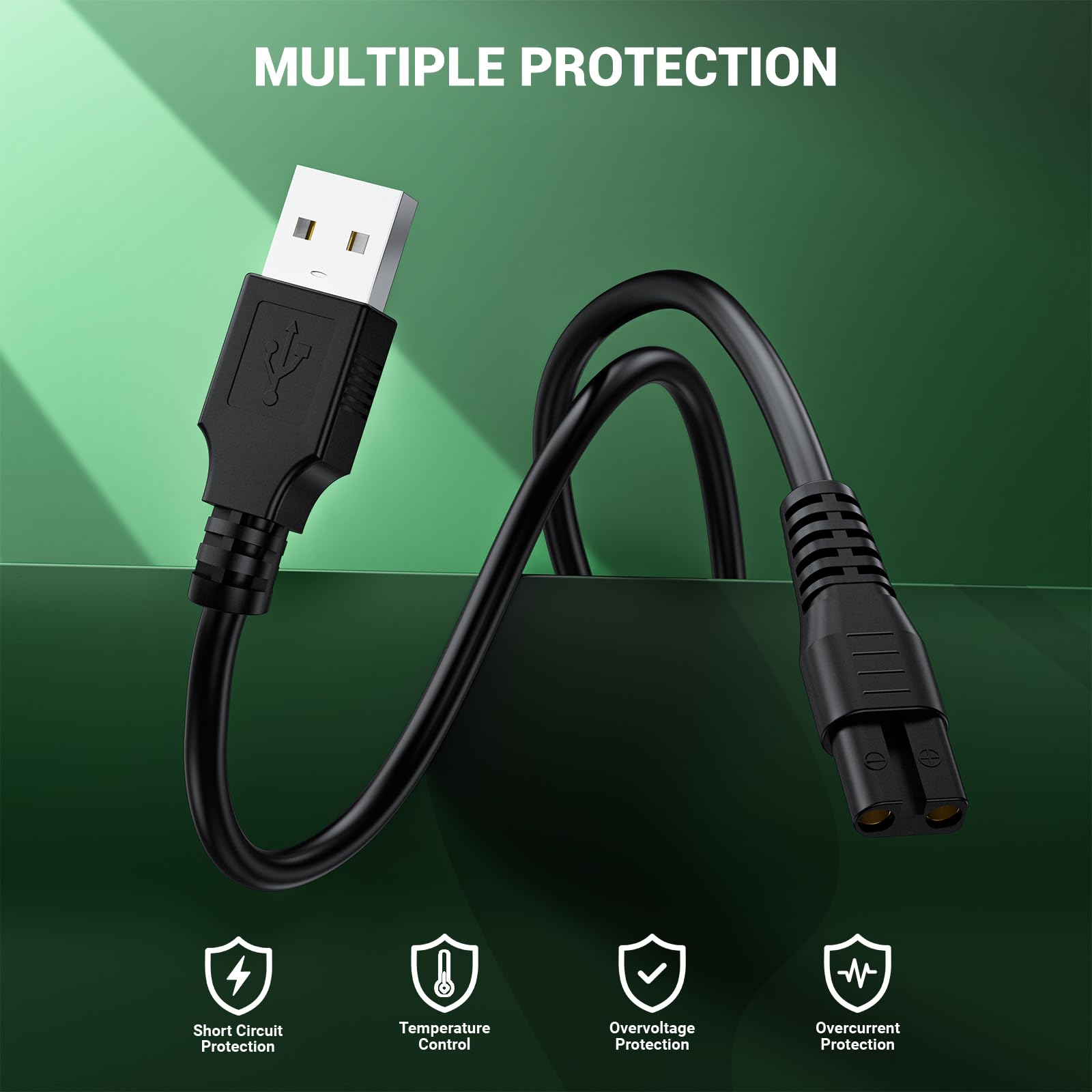 Merom Charging Cable for Meridian Grooming Electric Shaver Trimmer - Thumbnail 2