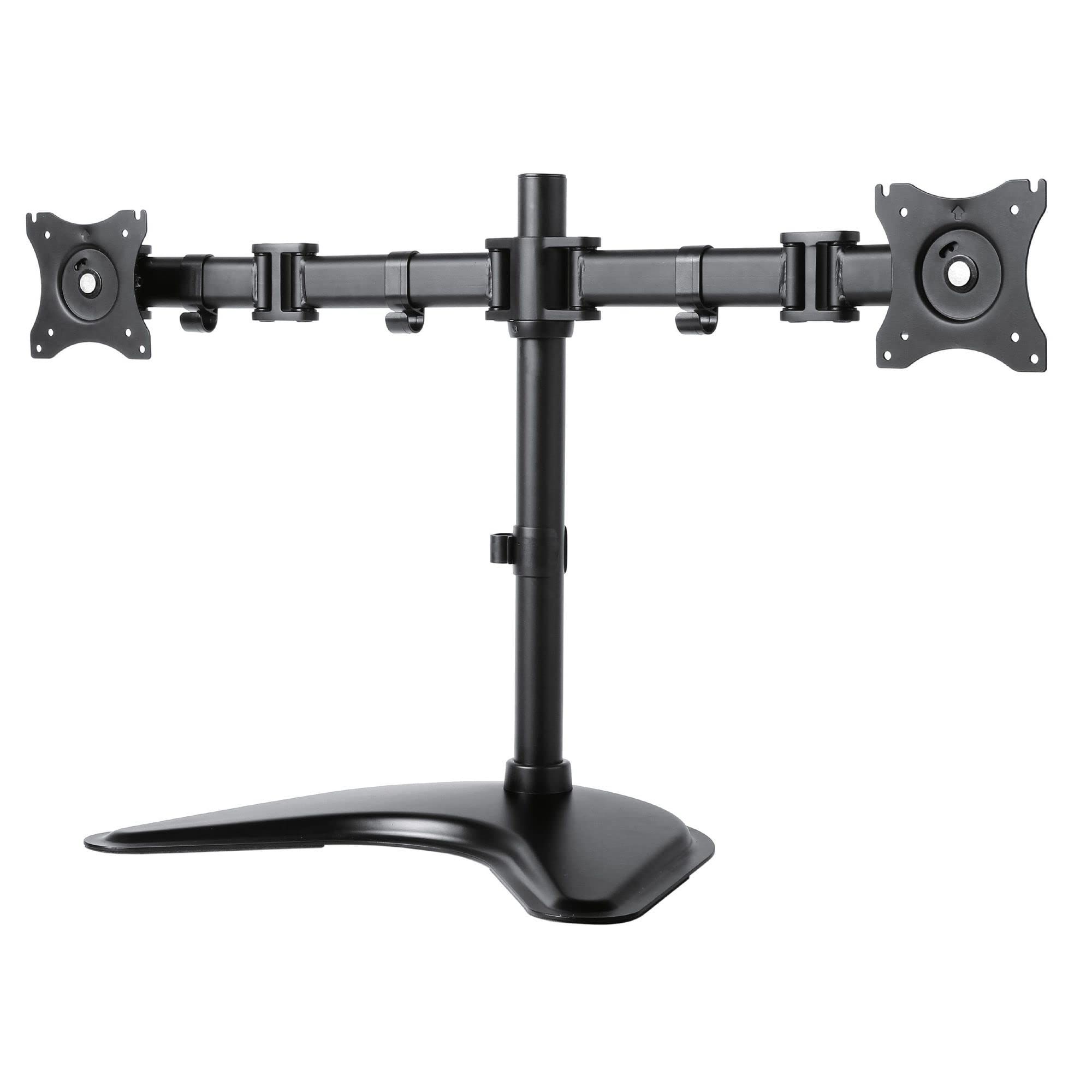 Kantek Dual Monitor Articulating Desktop Stand, for 13 to 27 Monitors, 32 X 13 X 17.5, Black, Supports 18 Lb